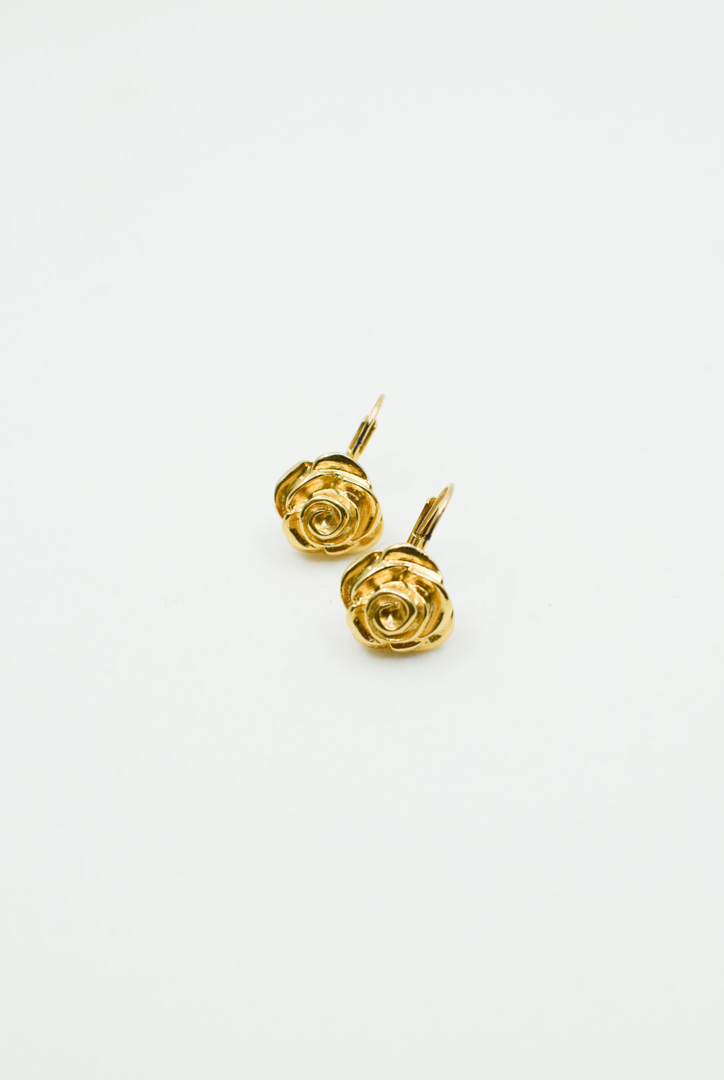 Vintage Givenchy Petite Rose Earrings