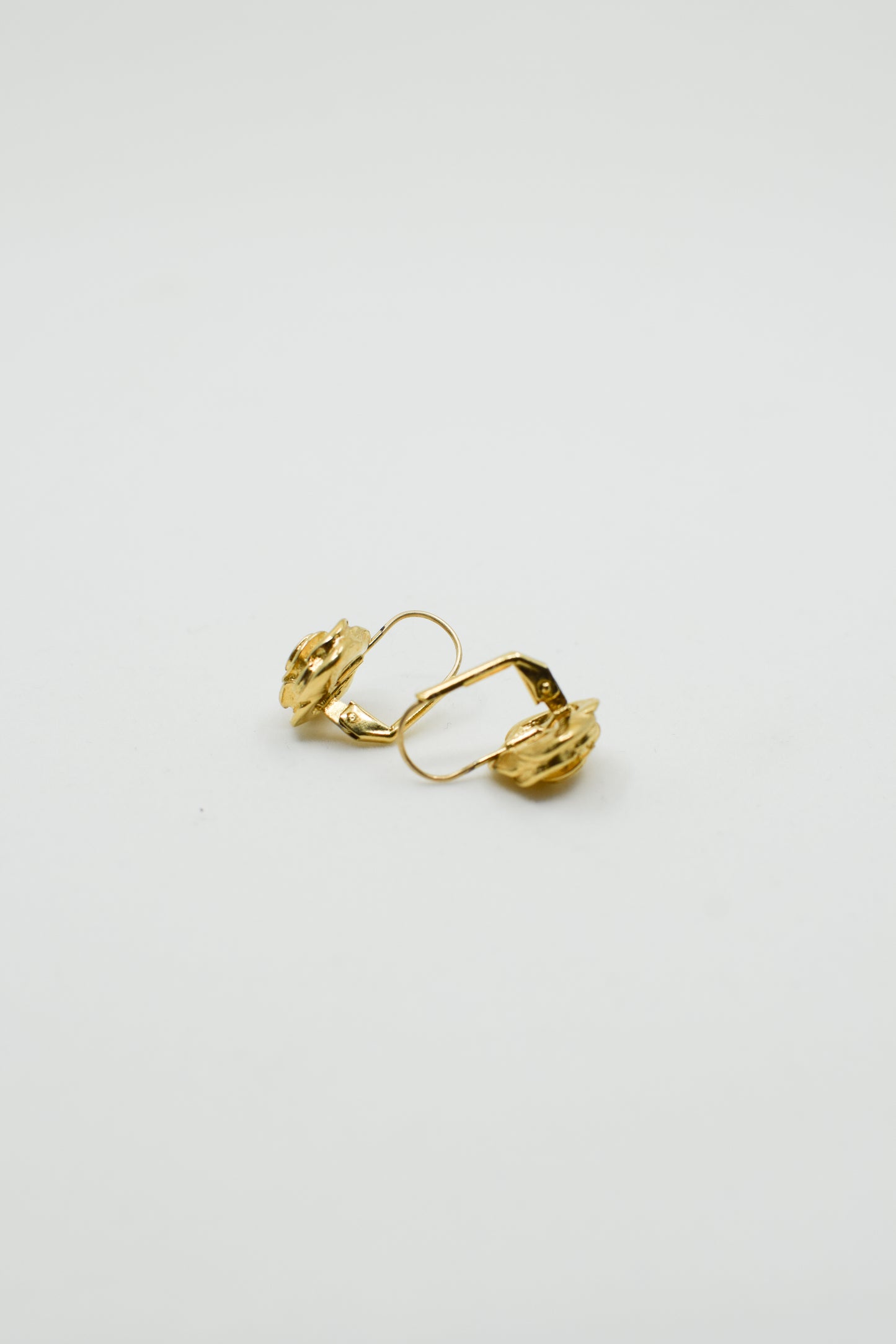 Vintage Givenchy Petite Rose Earrings