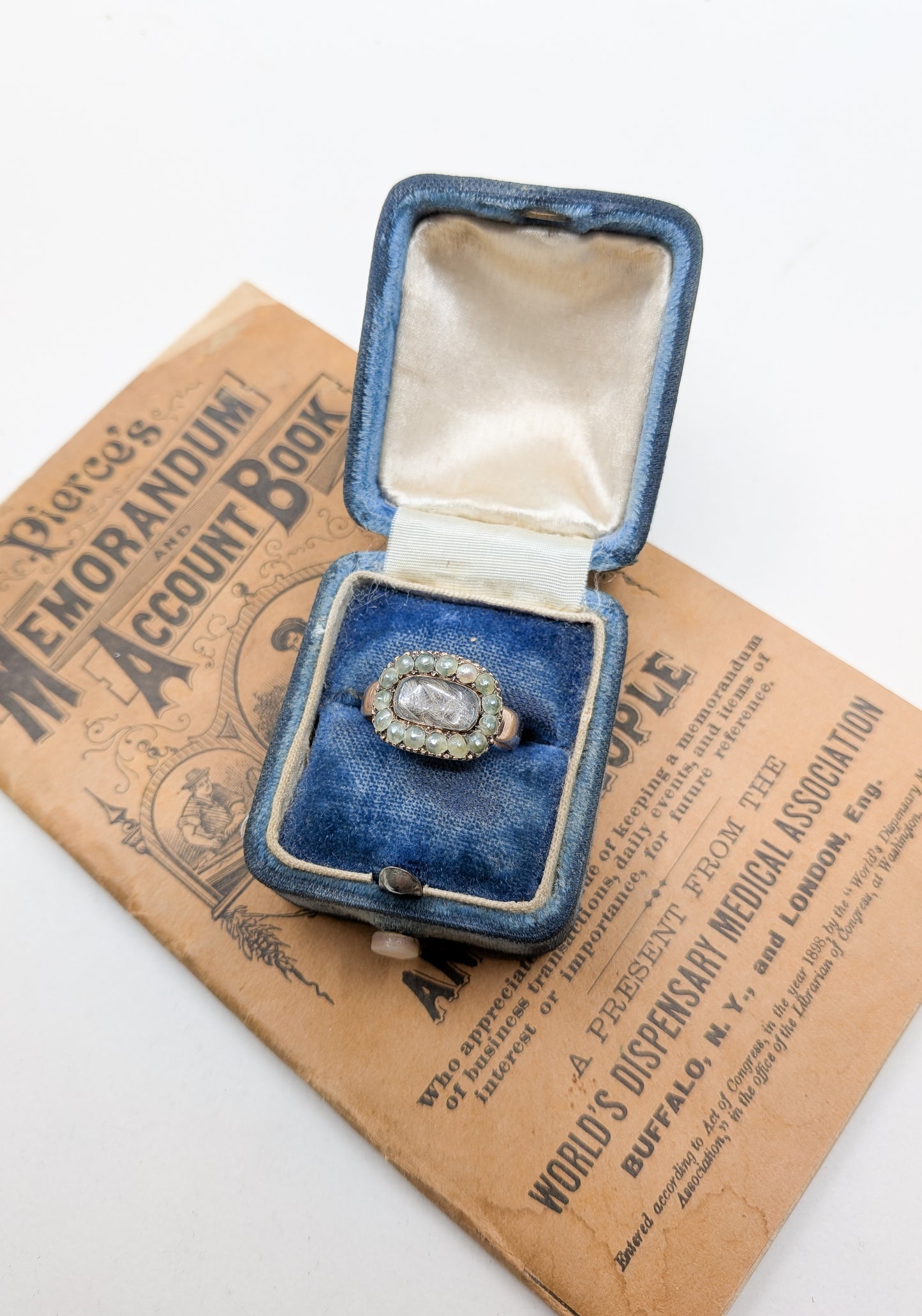 Antique Georgian Hairwork Ring