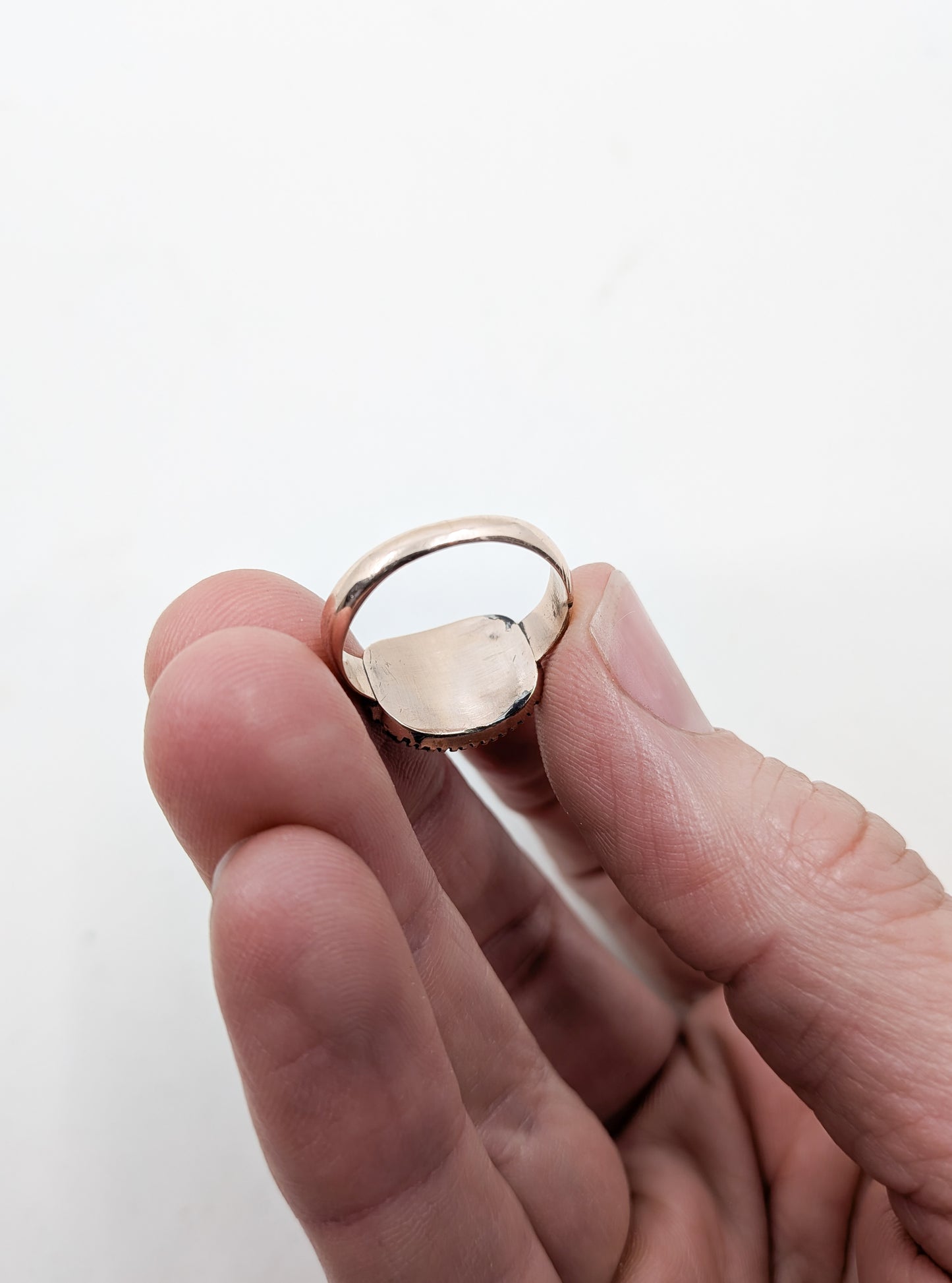 Antique Georgian Hairwork Ring