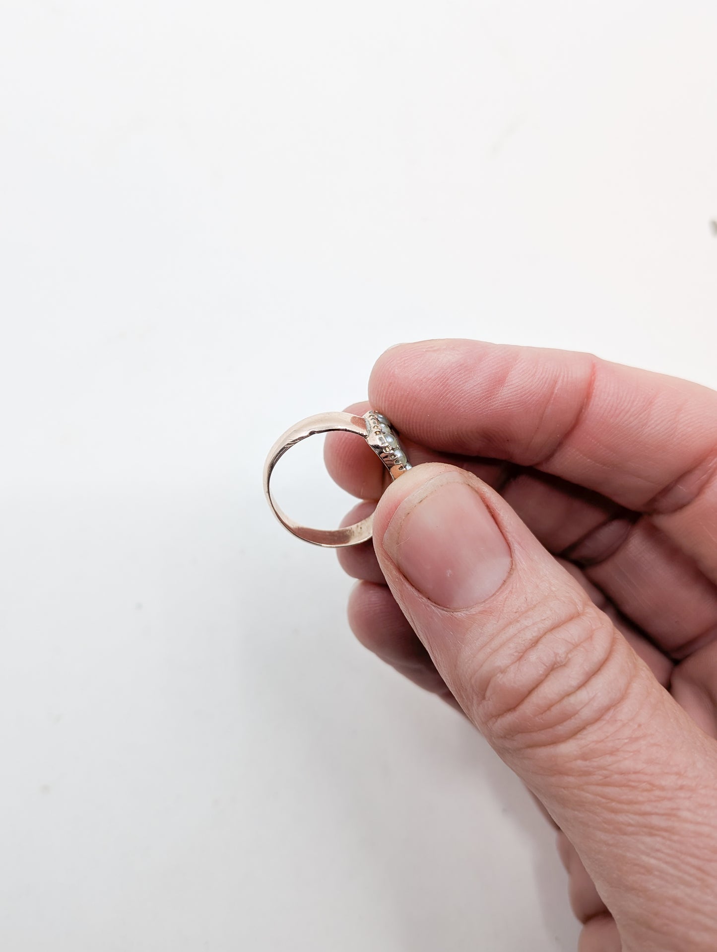 Antique Georgian Hairwork Ring