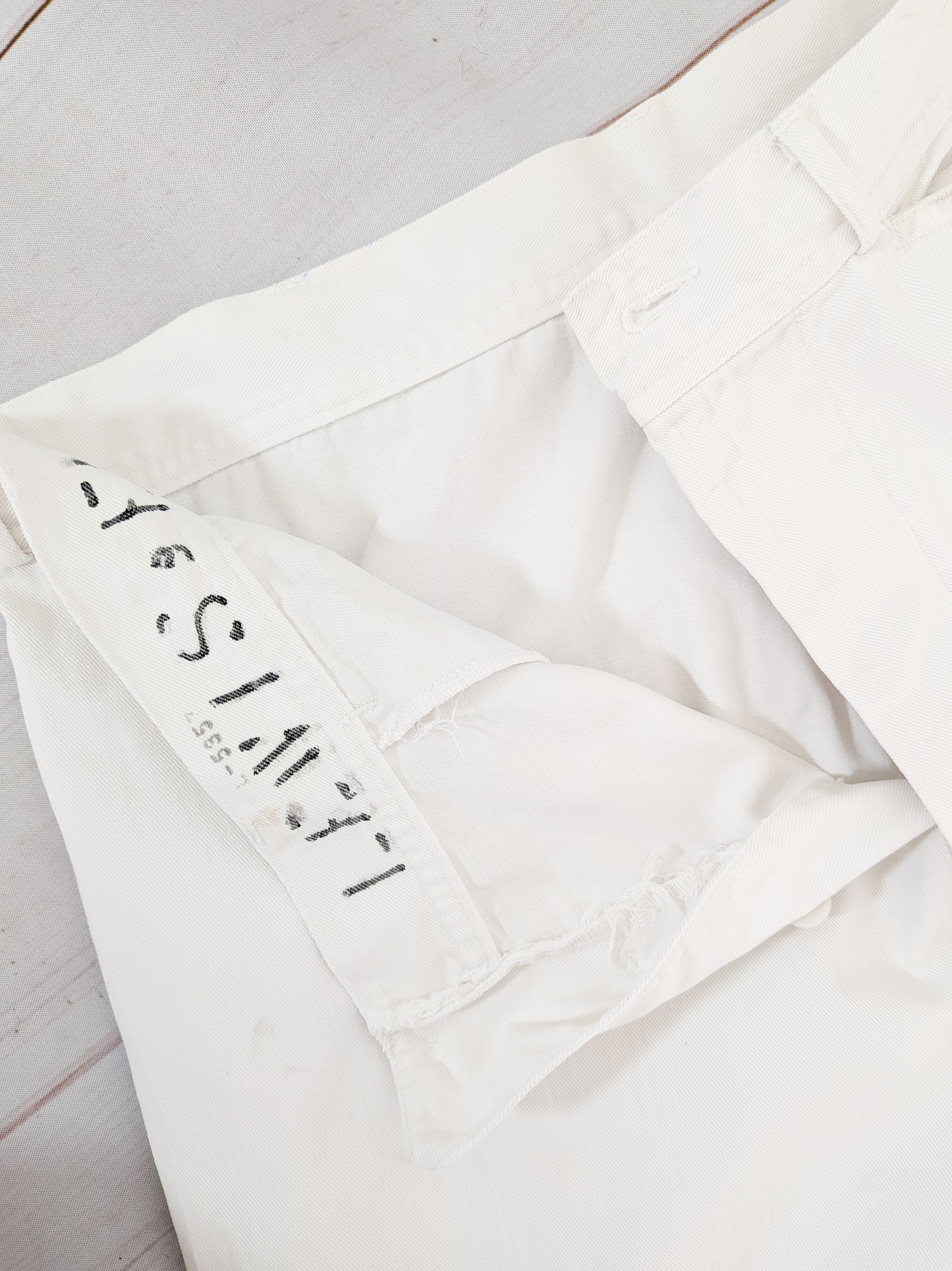 Vintage 1950s USN Button Fly Wide Leg Pants | 34" W