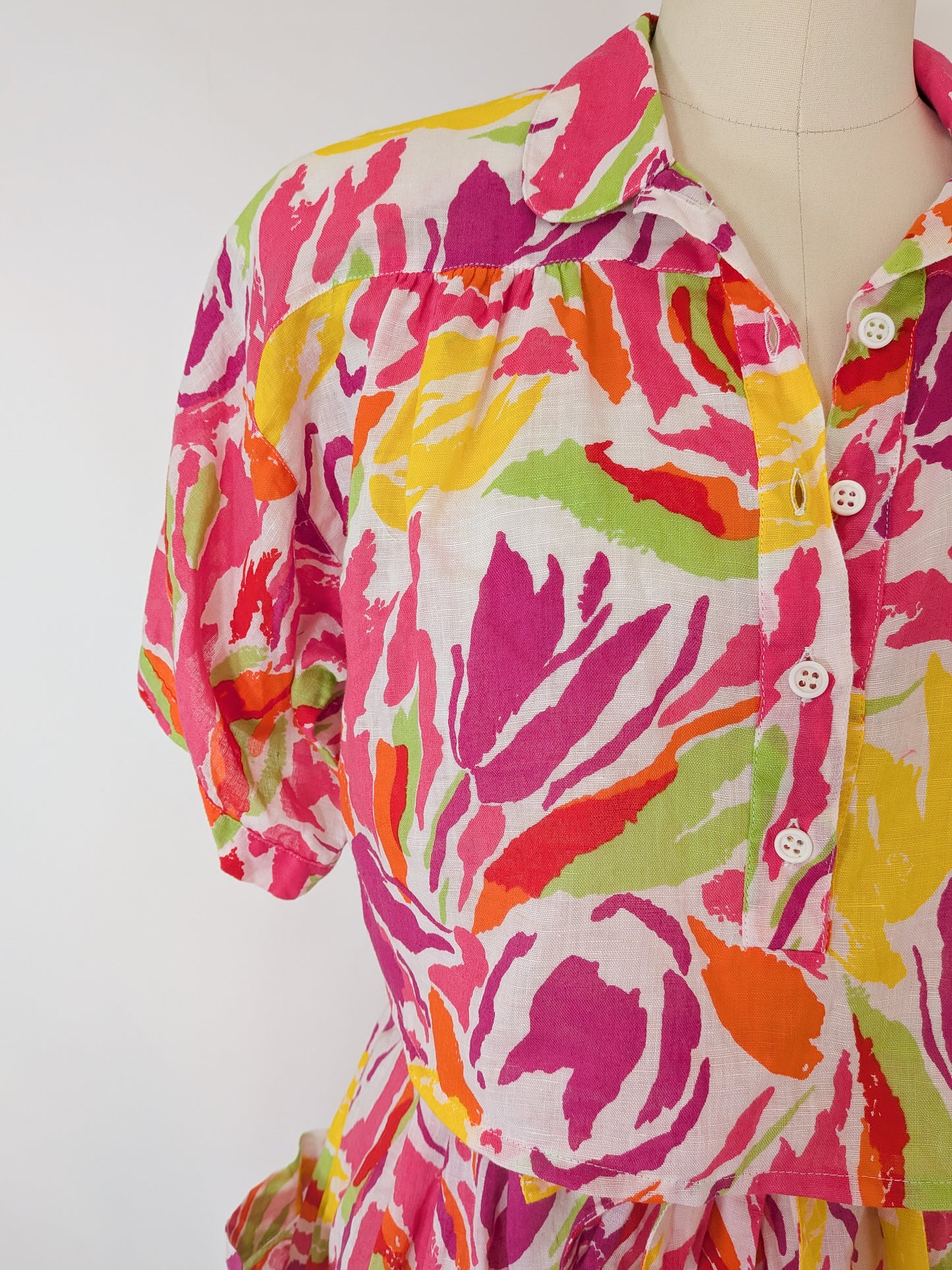 Vintage Guy Laroche Summer Dress Set | M/L