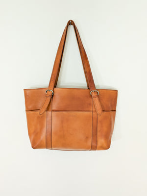 Vintage Natural Leather Tote Bag | YOLA for Taschen!