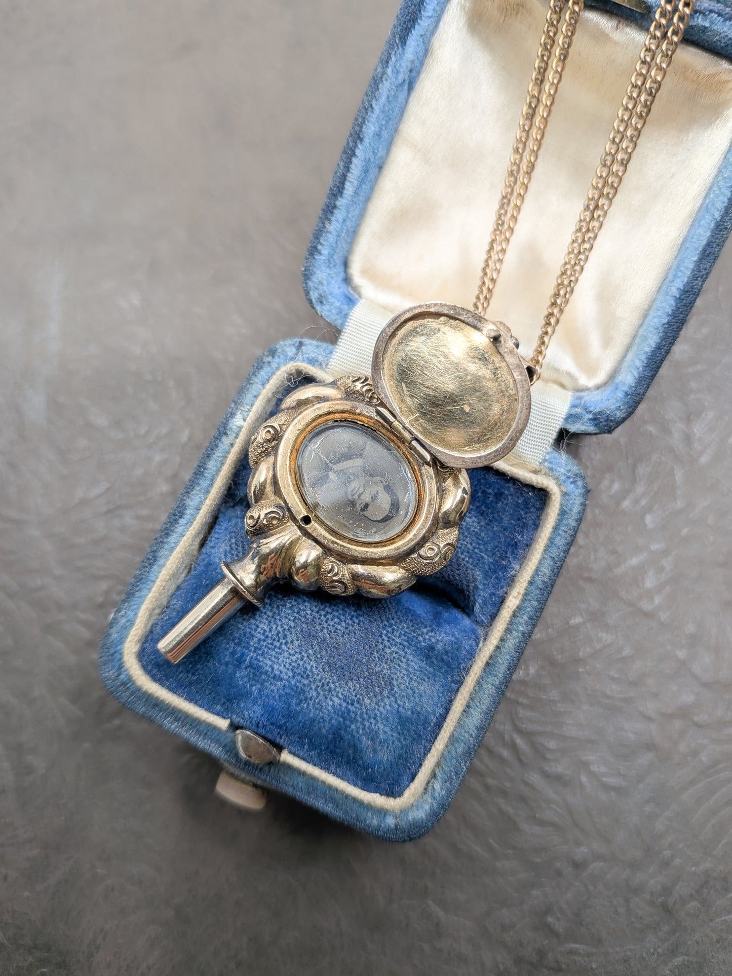 Antique Victorian Watch Key Locket