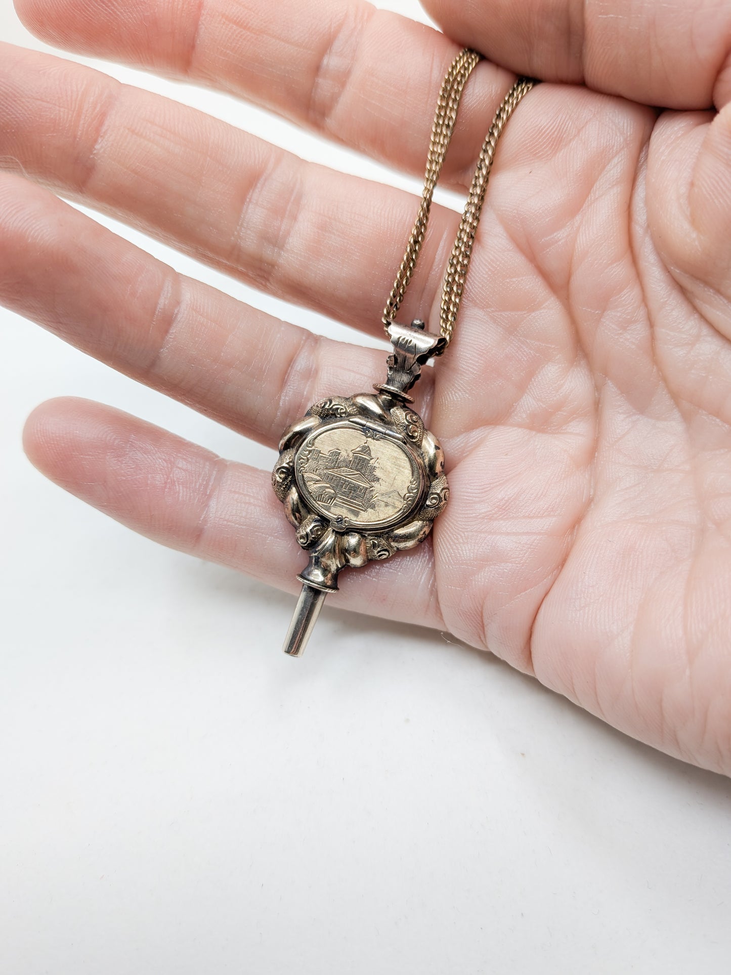 Antique Victorian Watch Key Locket