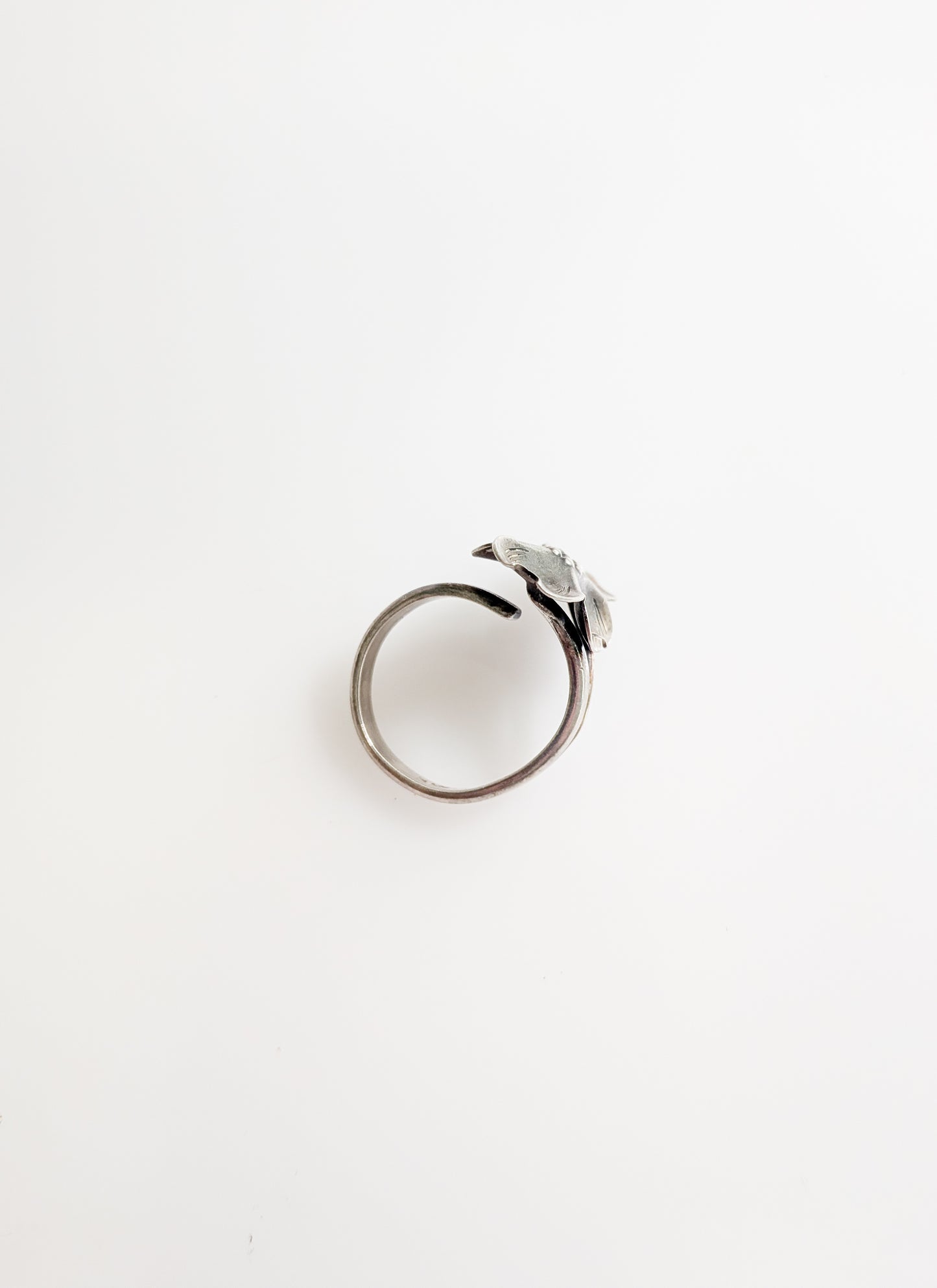 Vintage Sterling Stuart Nye Dogwood Ring | Adjustable