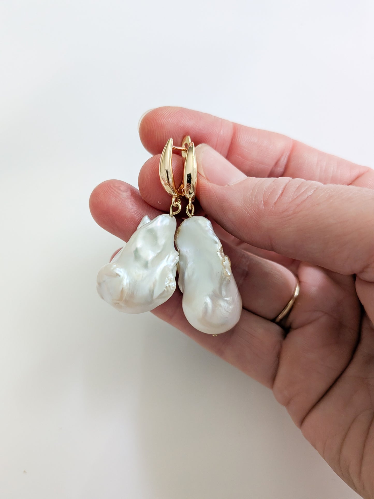 Baroque Pearl Drop Earrings