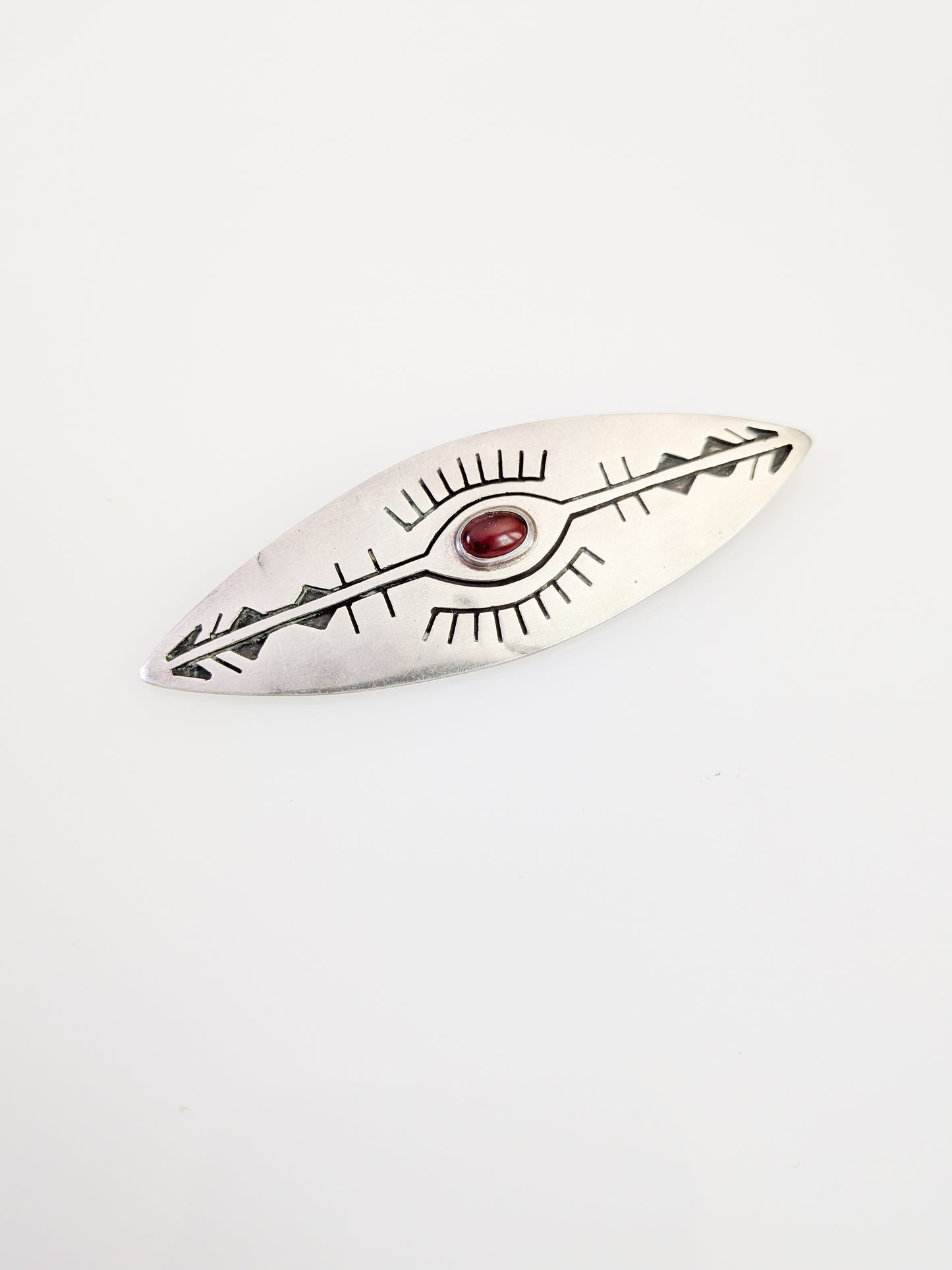 Vintage Mexican Silver Brooch