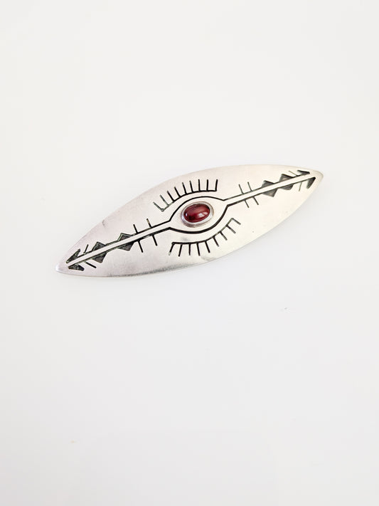 Vintage Mexican Silver Brooch