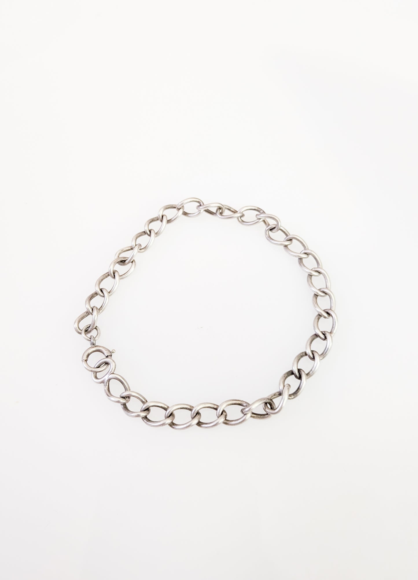 Vintage Sterling Silver Cable Chain Bracelet (smaller)