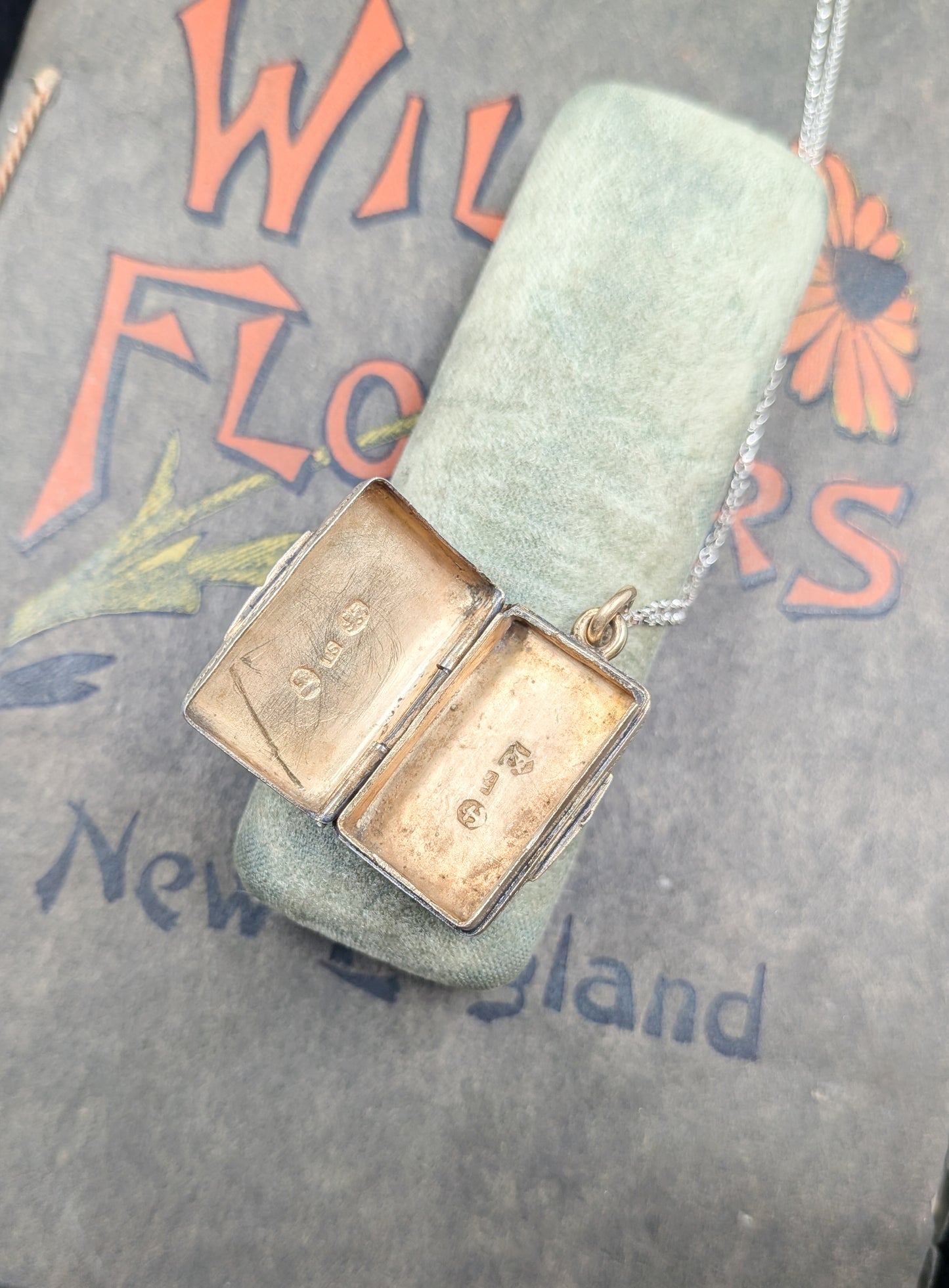 Georgian Sterling Silver Vinaigrette Pendant