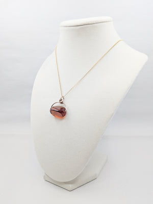 Antique Citrine Spinner Fob Pendant