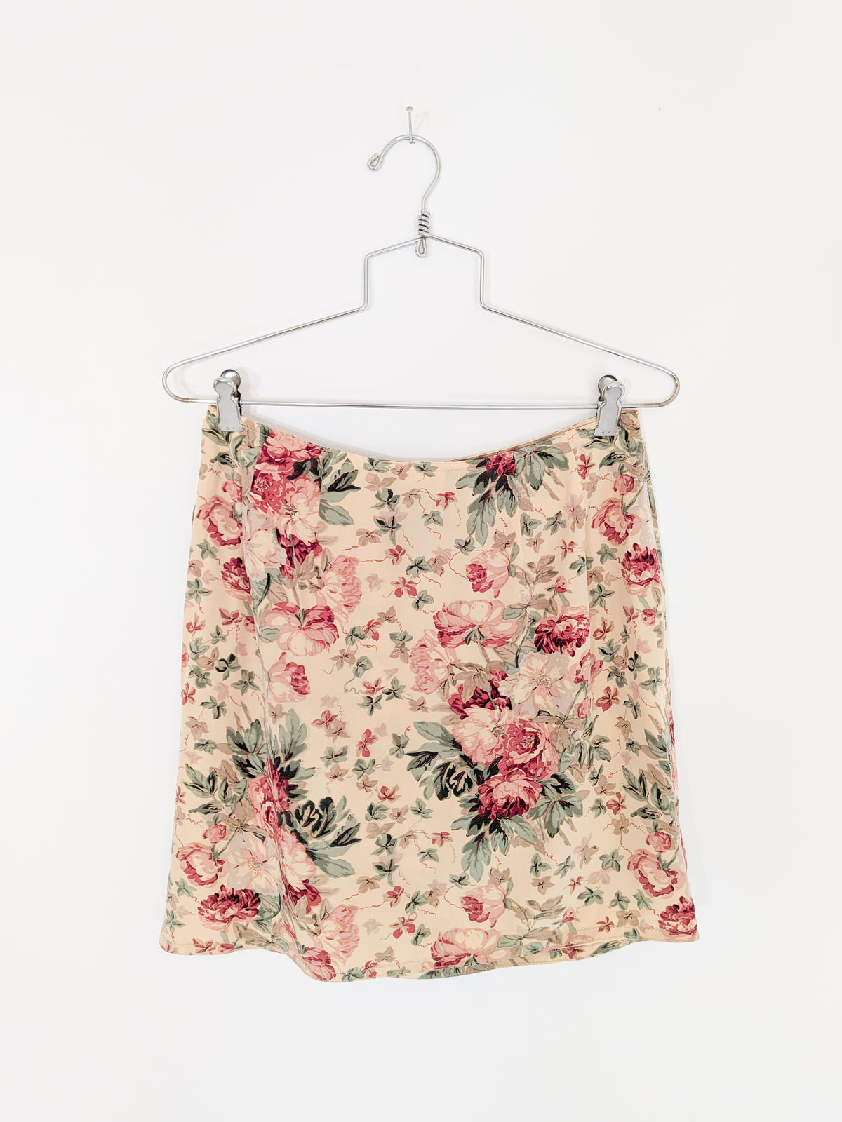 Vintage Ralph Lauren Silk Wrap Skirt | S