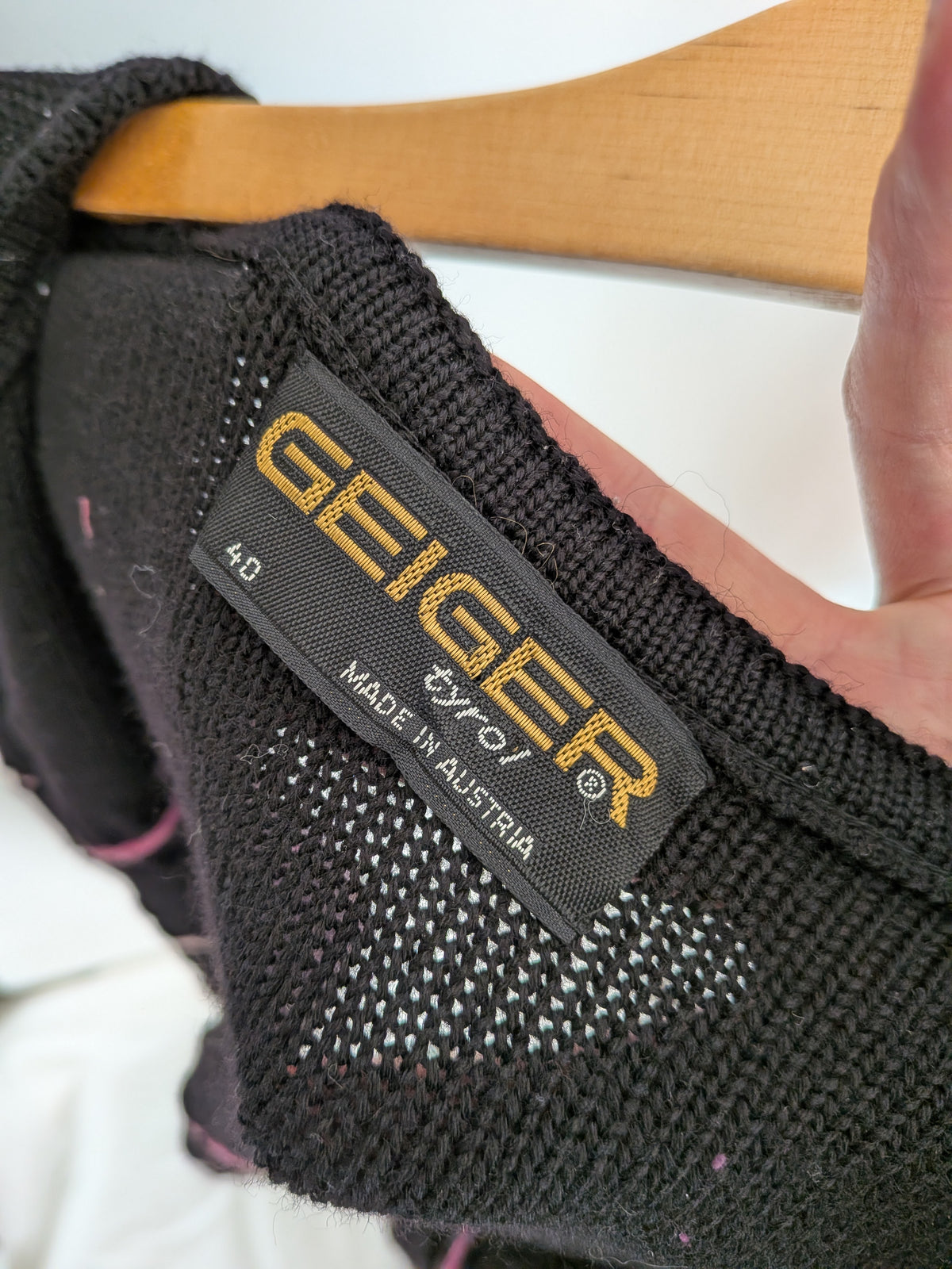 1980s Geiger Austrain Wool Cardigan | S/M