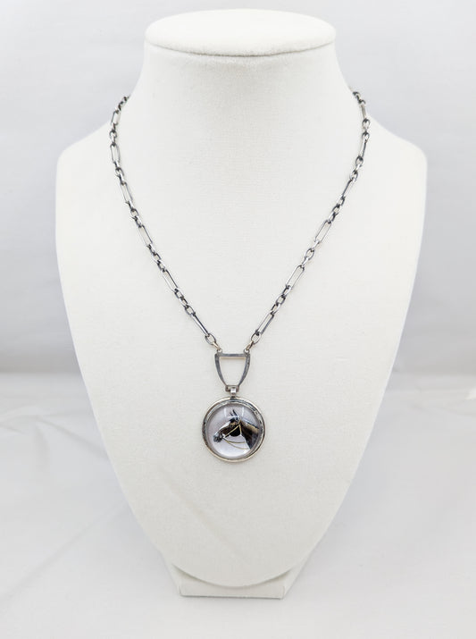 Vintage 1930s Essex Crystal Horse Necklace