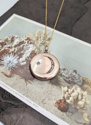 Antique Edwardian Celestial Locket
