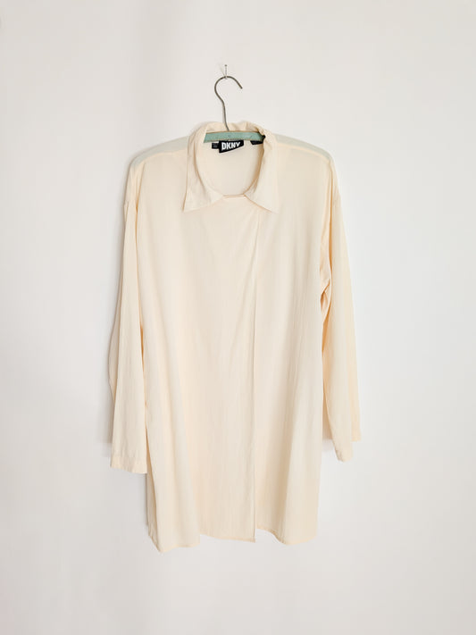 Vintage DKNY Silk Blouse | M