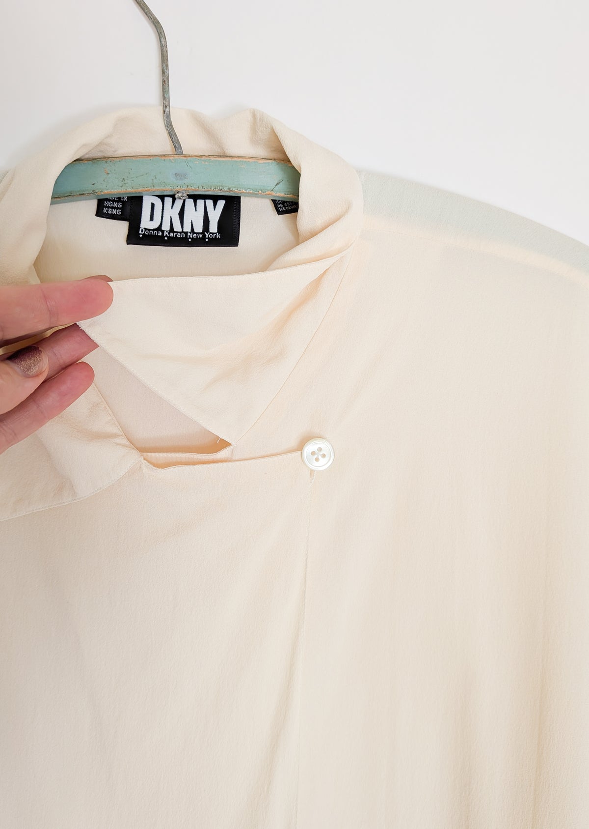 Vintage DKNY Silk Blouse | M
