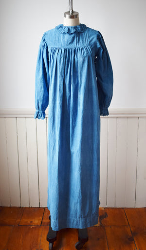 Indigo Dyed Antique Dress | XS/S