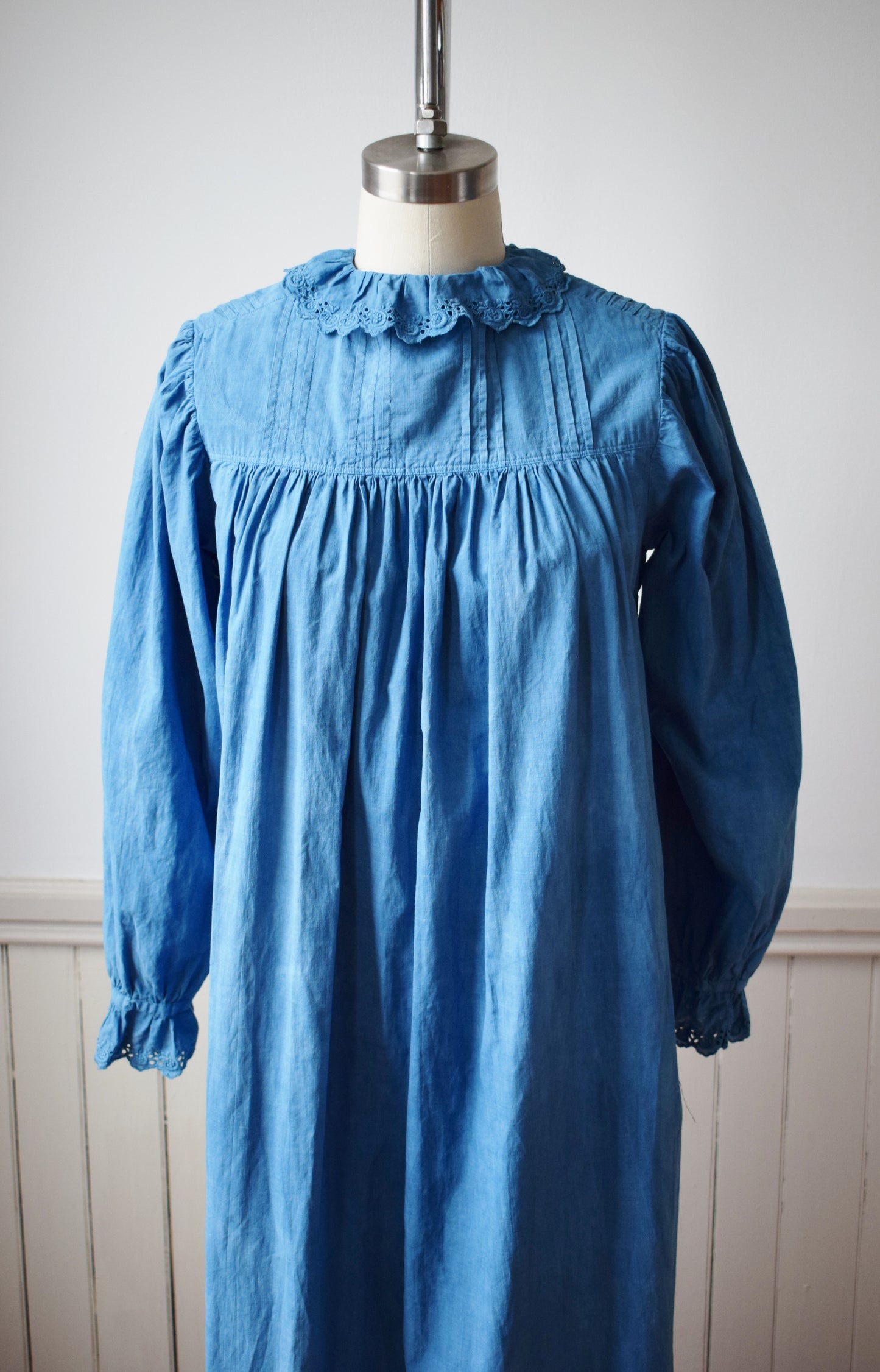 Indigo Dyed Antique Dress | XS/S