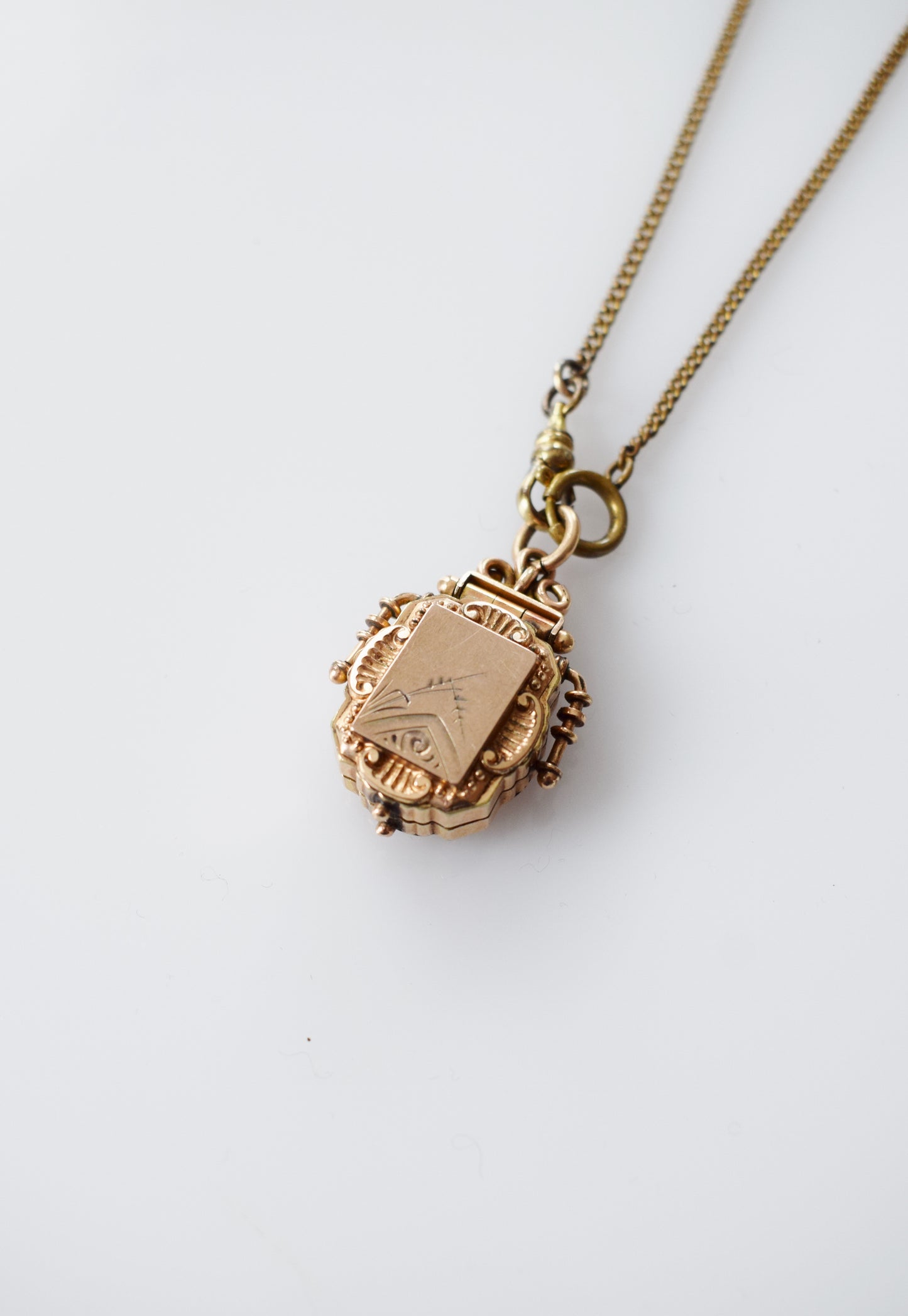 Antique Victorian Gold Fob Locket