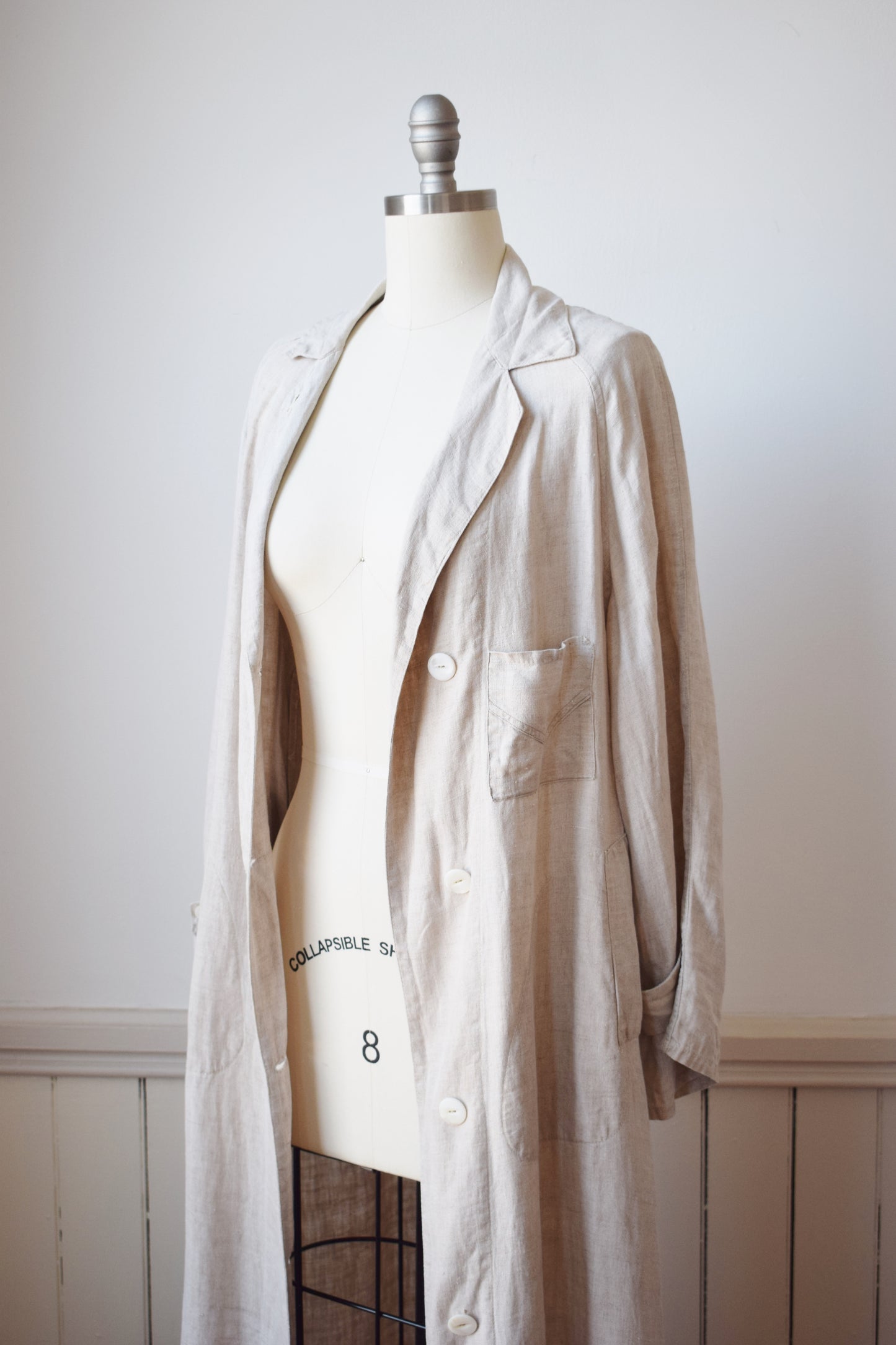 Antique Linen Duster | M/L