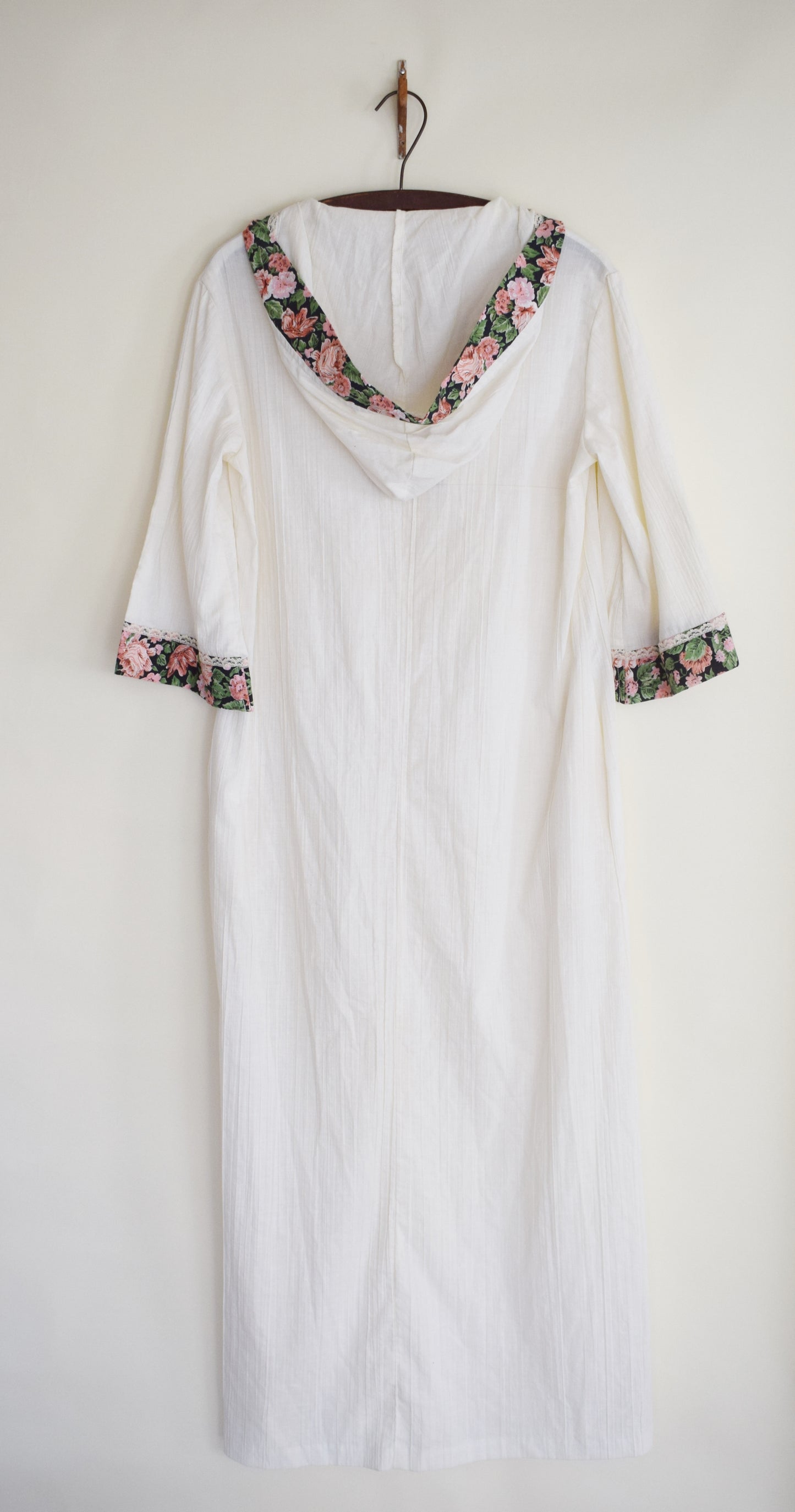 1970s/80s Hooded Cotton Dress
