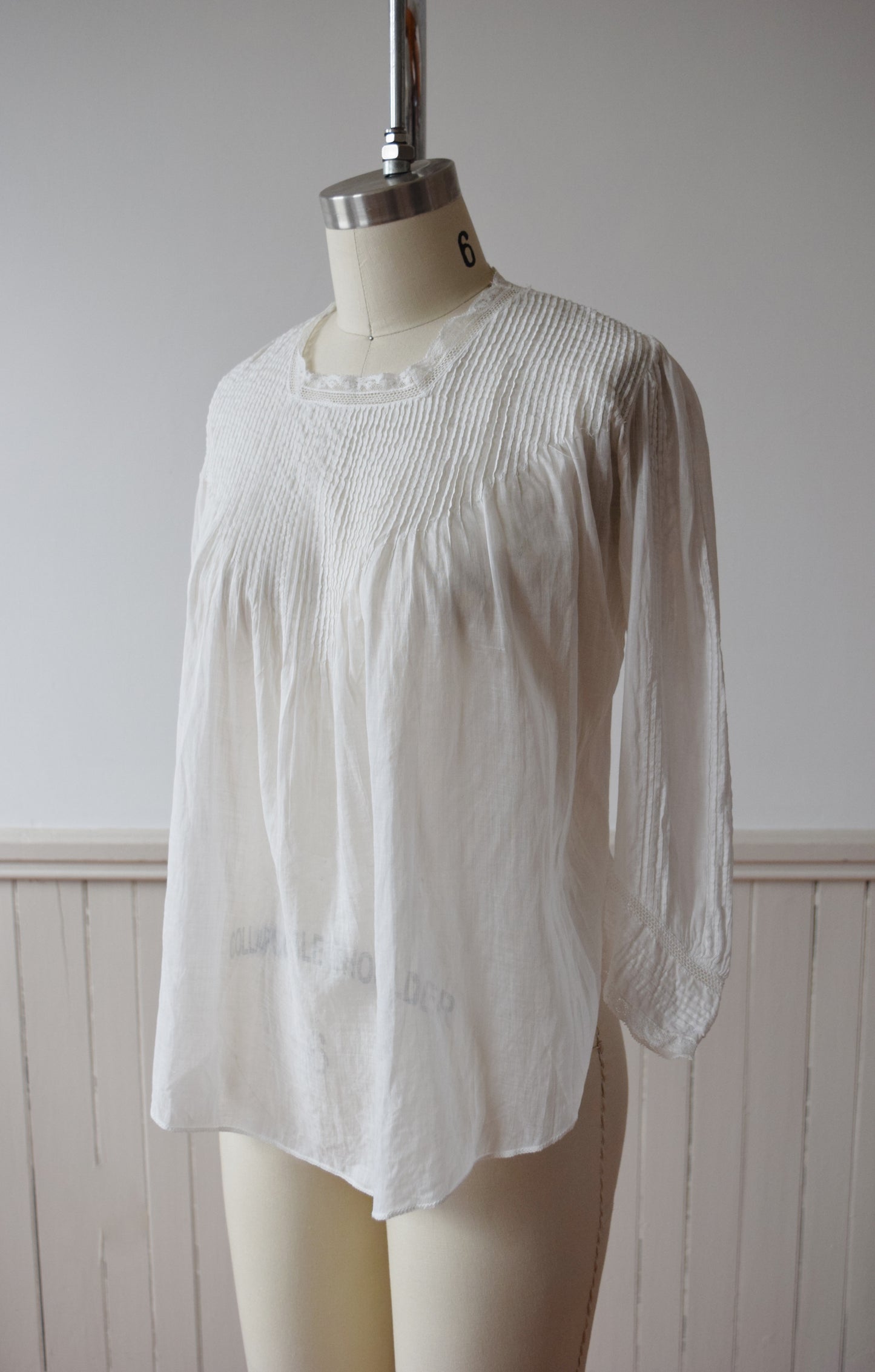 Edwardian Cotton Blouse | XS/S