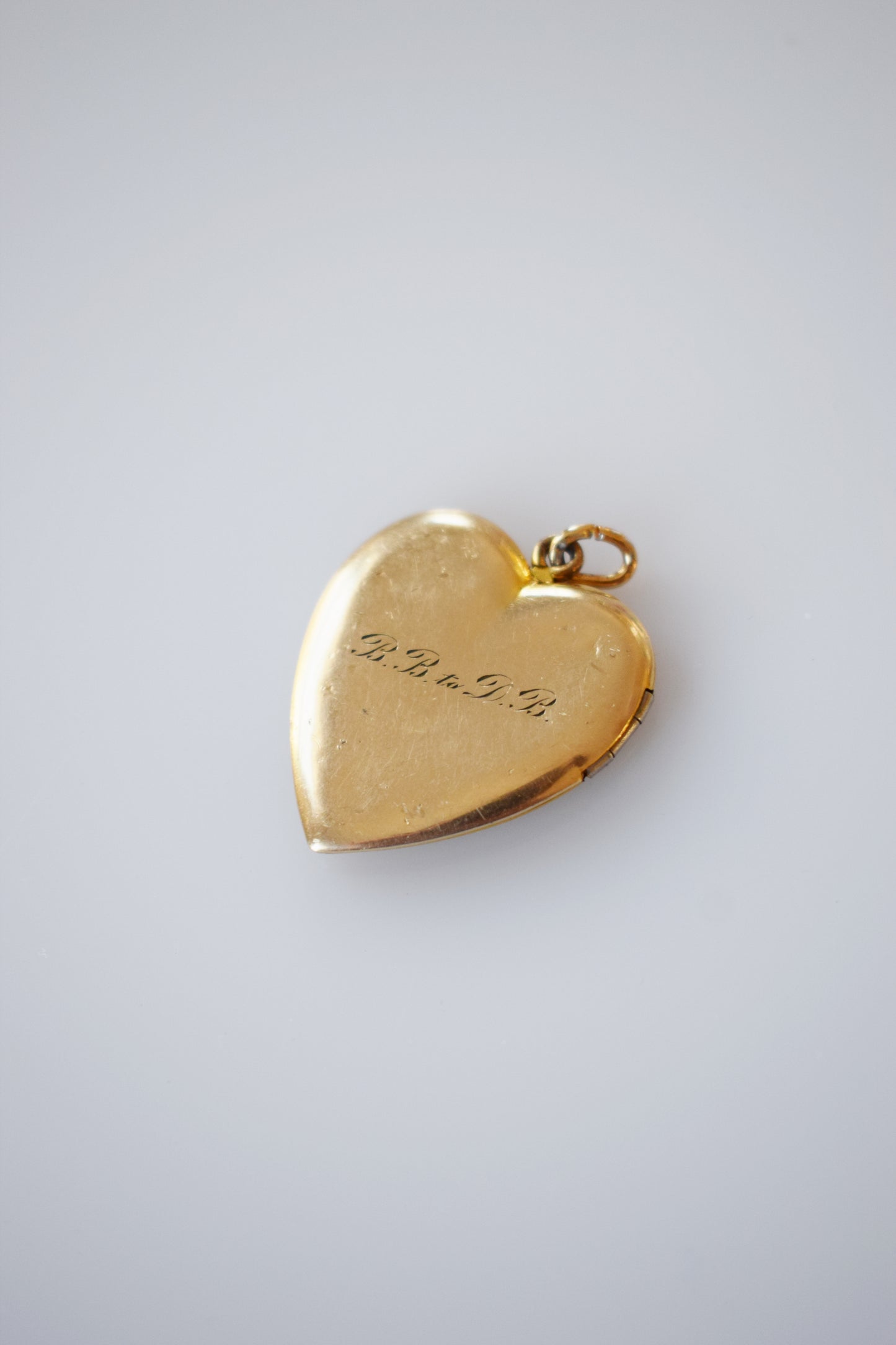1940s Gold Filled Heart Locket | BB to DB