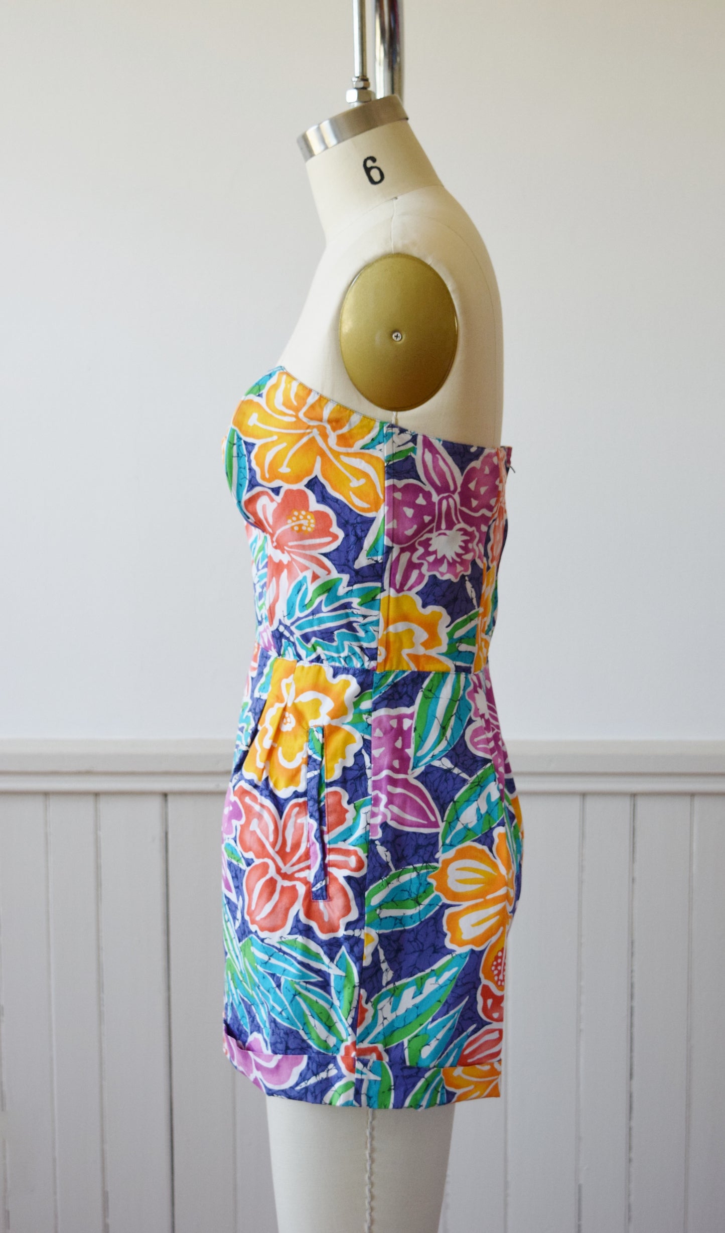 1950s Style Resort Romper | 1980s | S/M