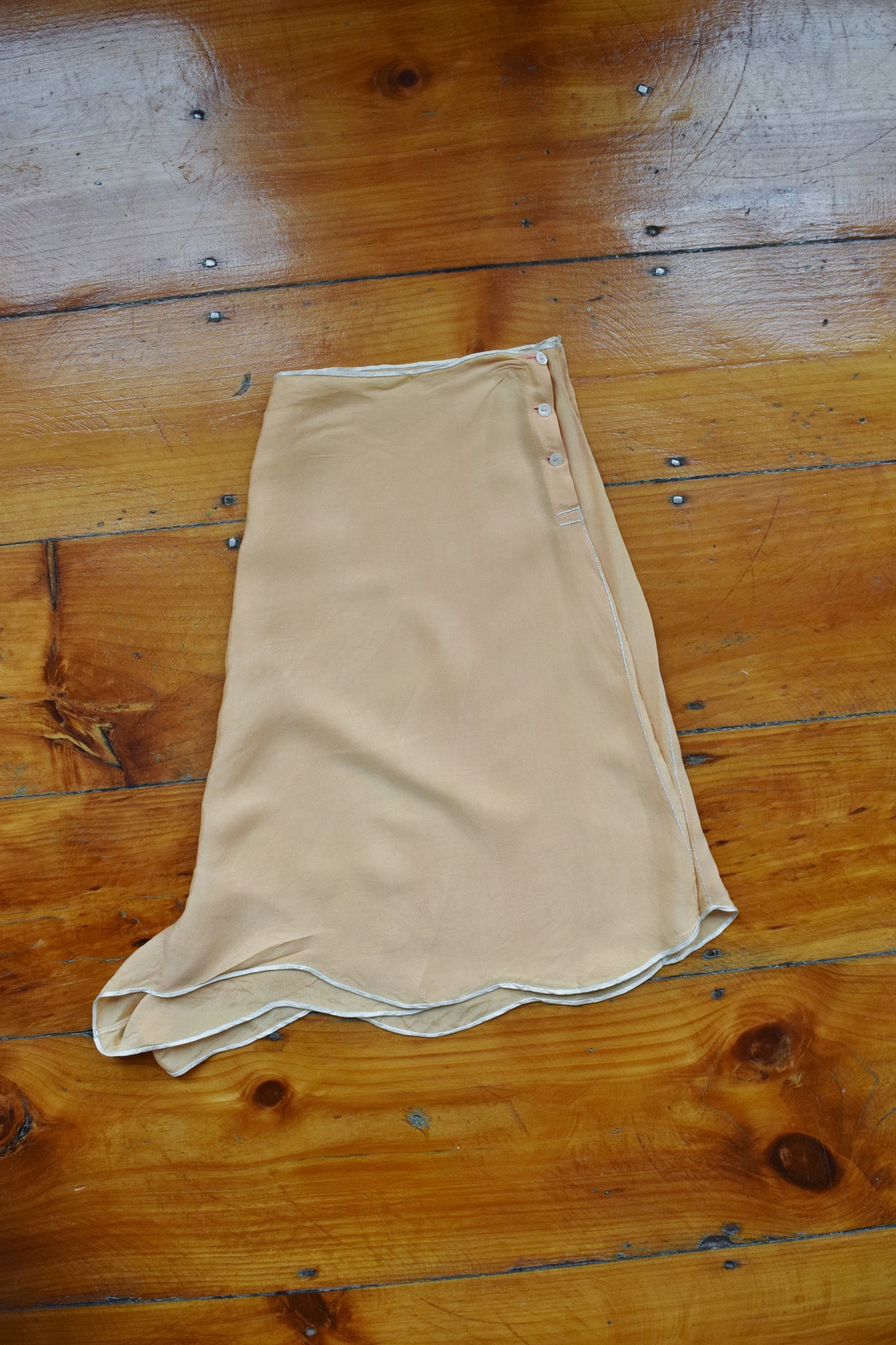 1920s Hand Sewn Silk Tap Pants | Shorts | L