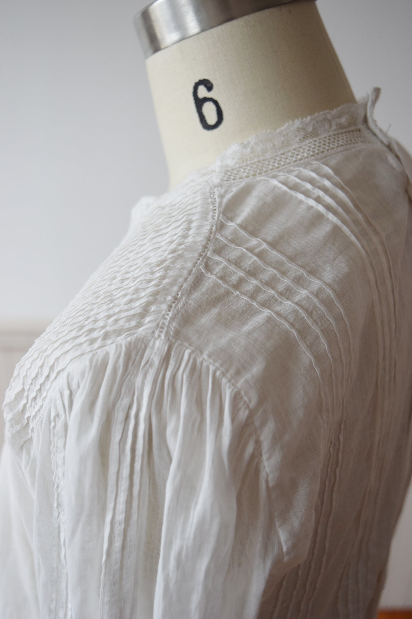 Edwardian Cotton Blouse | XS/S