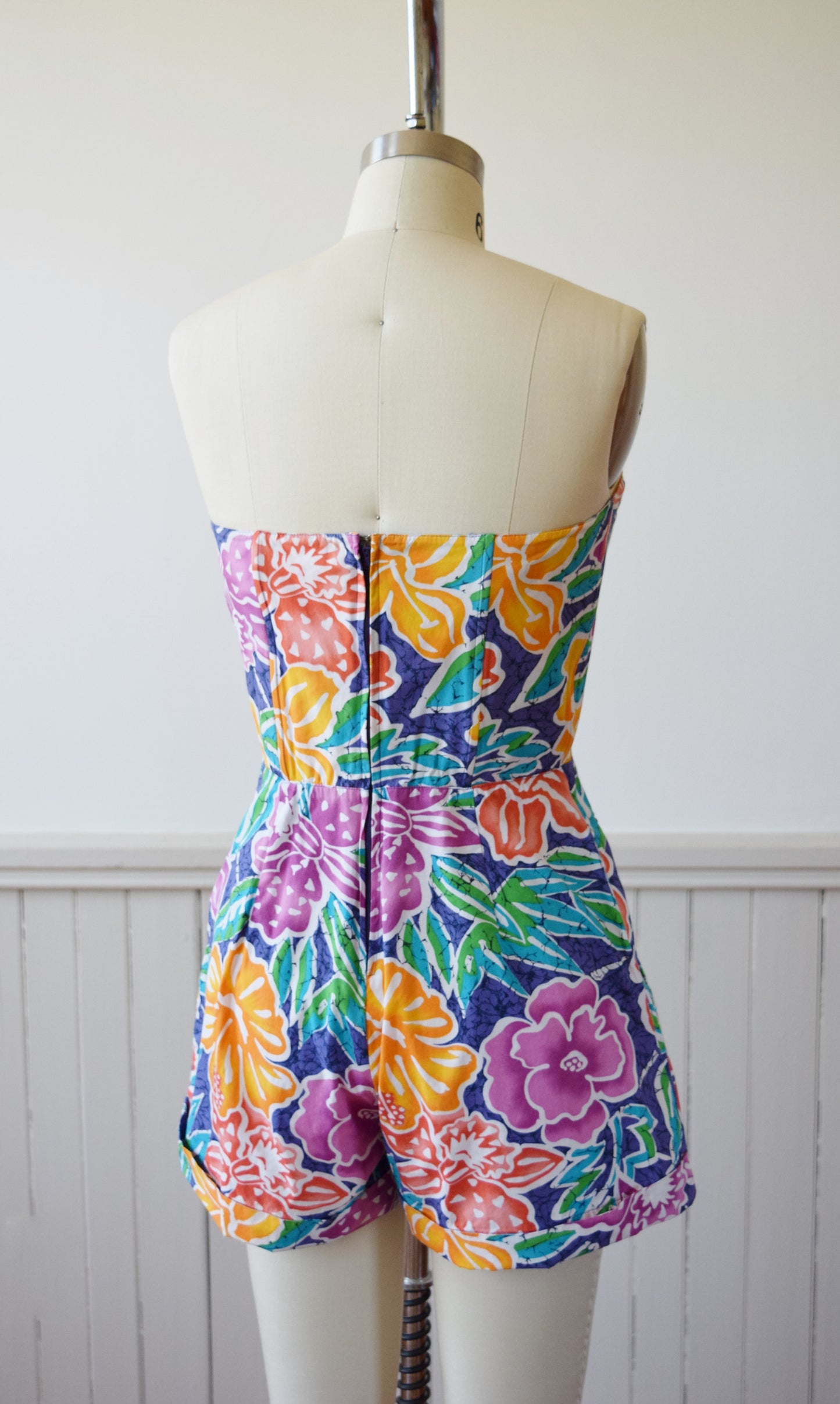 1950s Style Resort Romper | 1980s | S/M