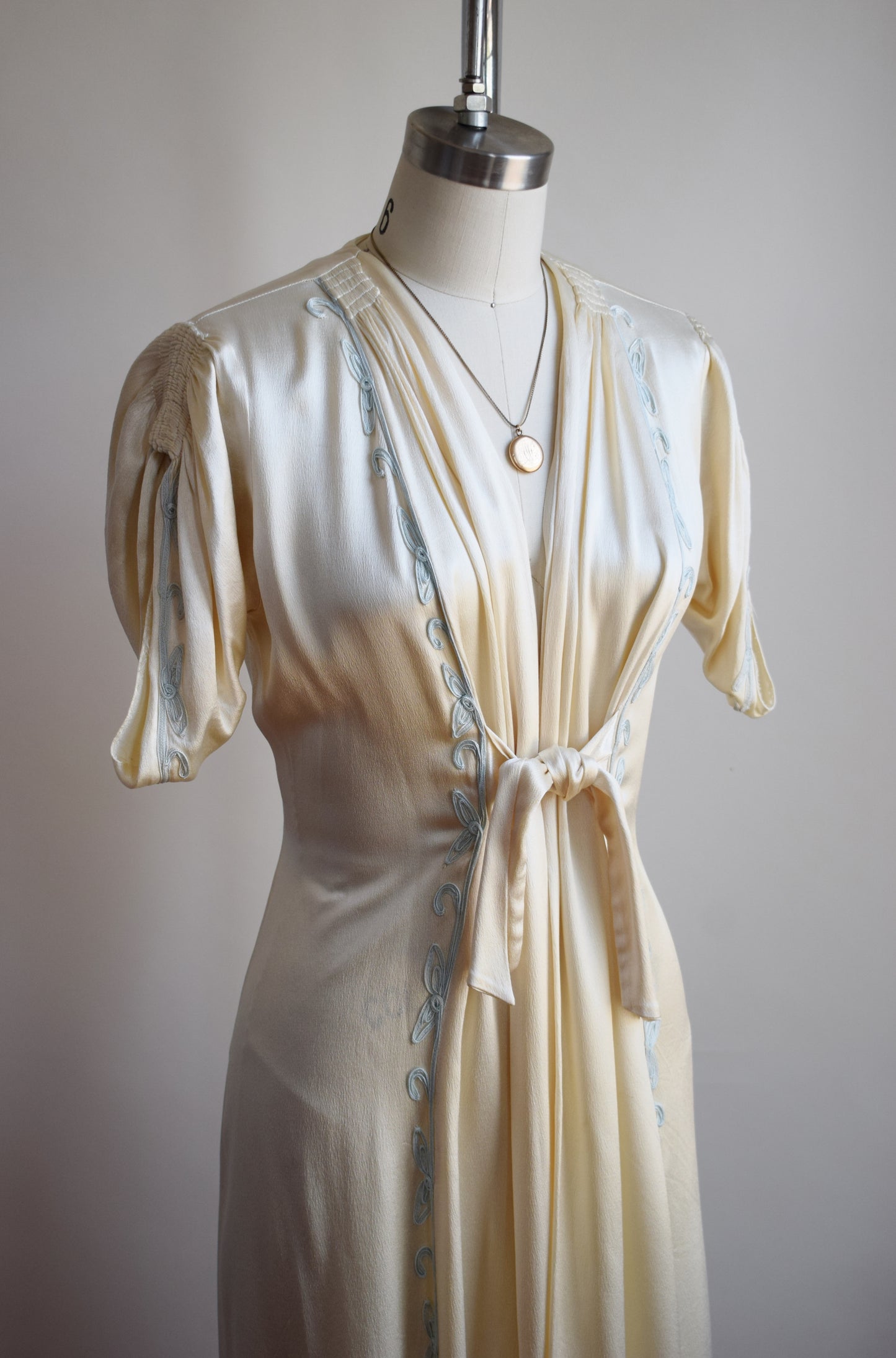 sold on layaway 1940s Satin Robe/Duster | XS/S