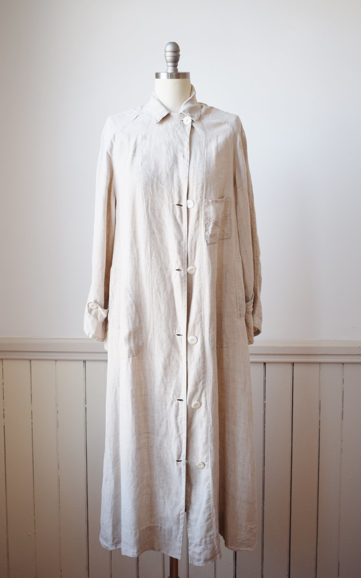 Antique Linen Duster | M/L