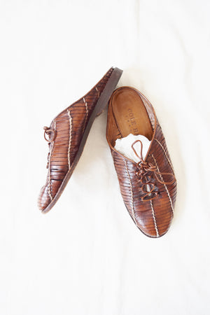Cole Haan Resort Woven Leather Slides | US 8.5 EU 40