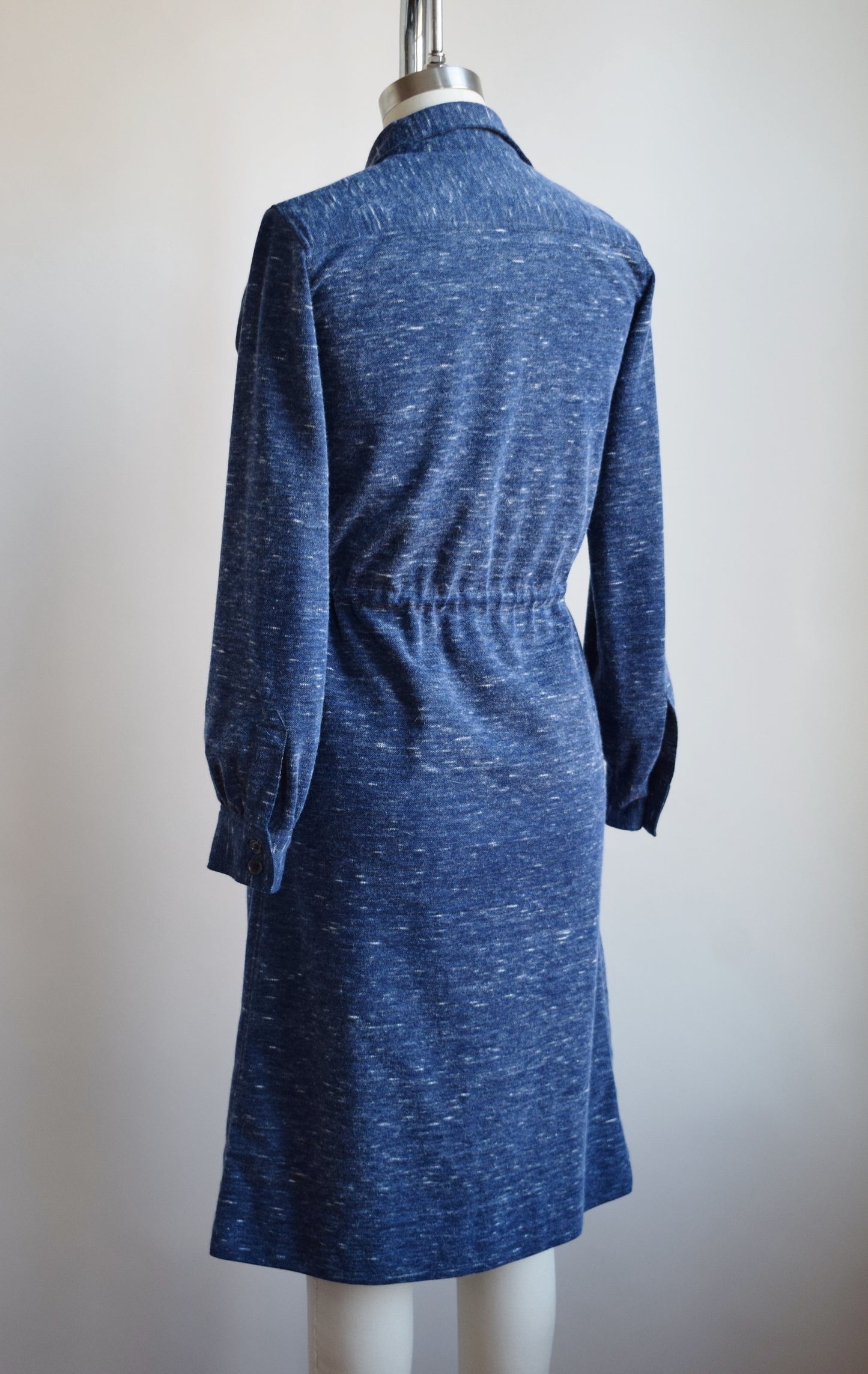 1970s Saint Laurent Rive Gauche Angora Knit Dress | XS