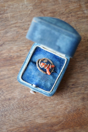 Petite Antique Victorian Love Knot Brooch