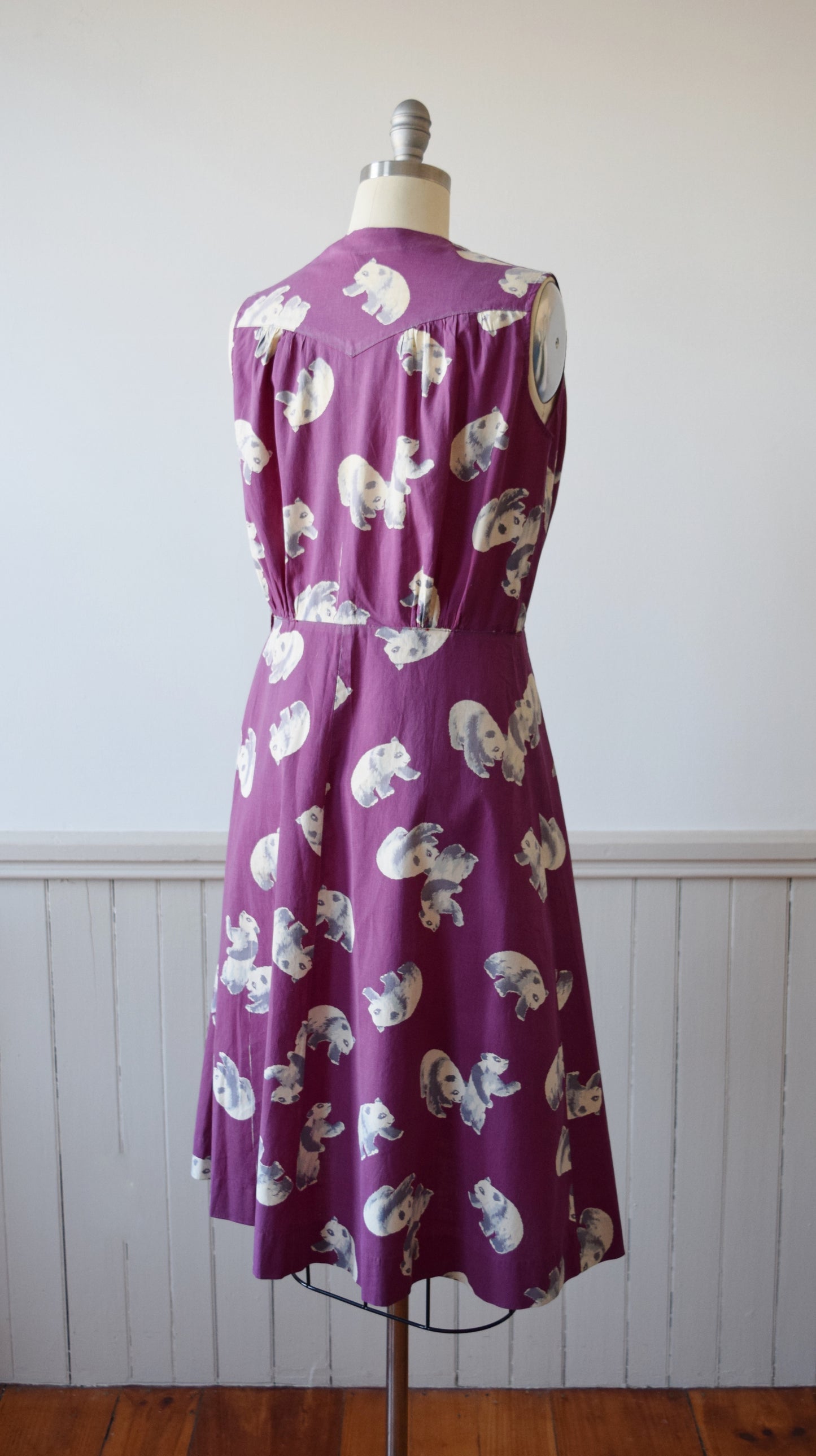 Mama + Baby Panda Print Dress and Romper Set | M 