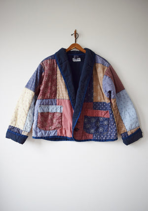 Iris Decker's Patchwork Quilt Jacket | M/L