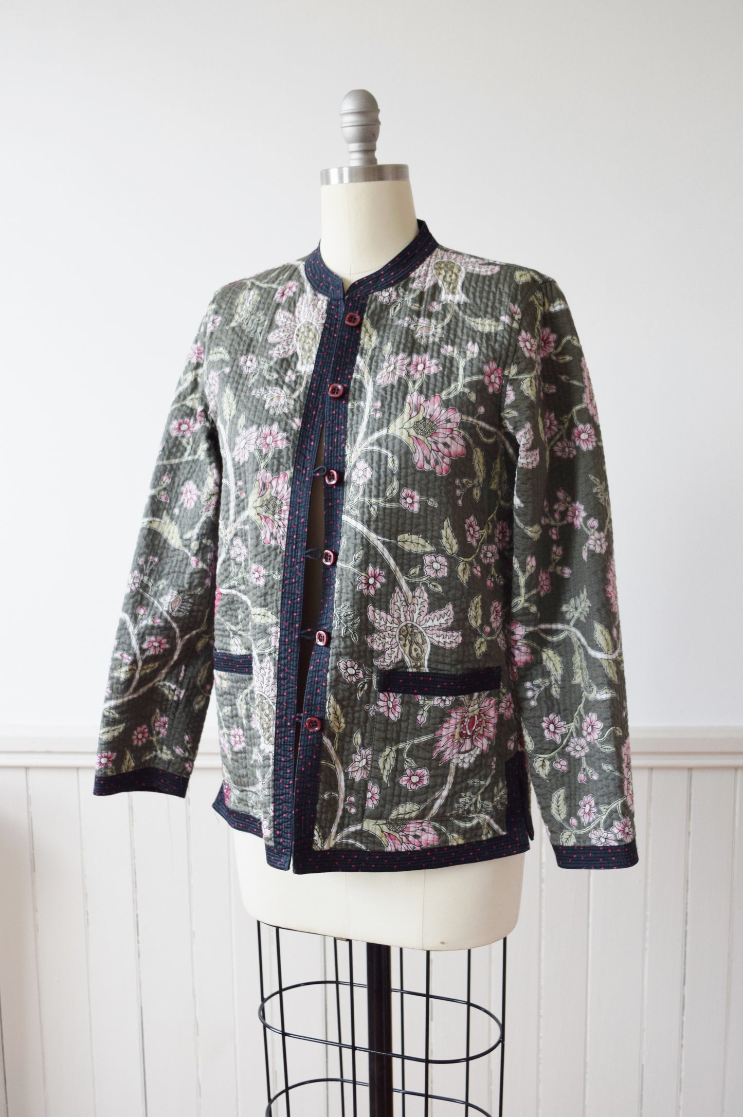 Vintage Reversible Quilted Jacket | S