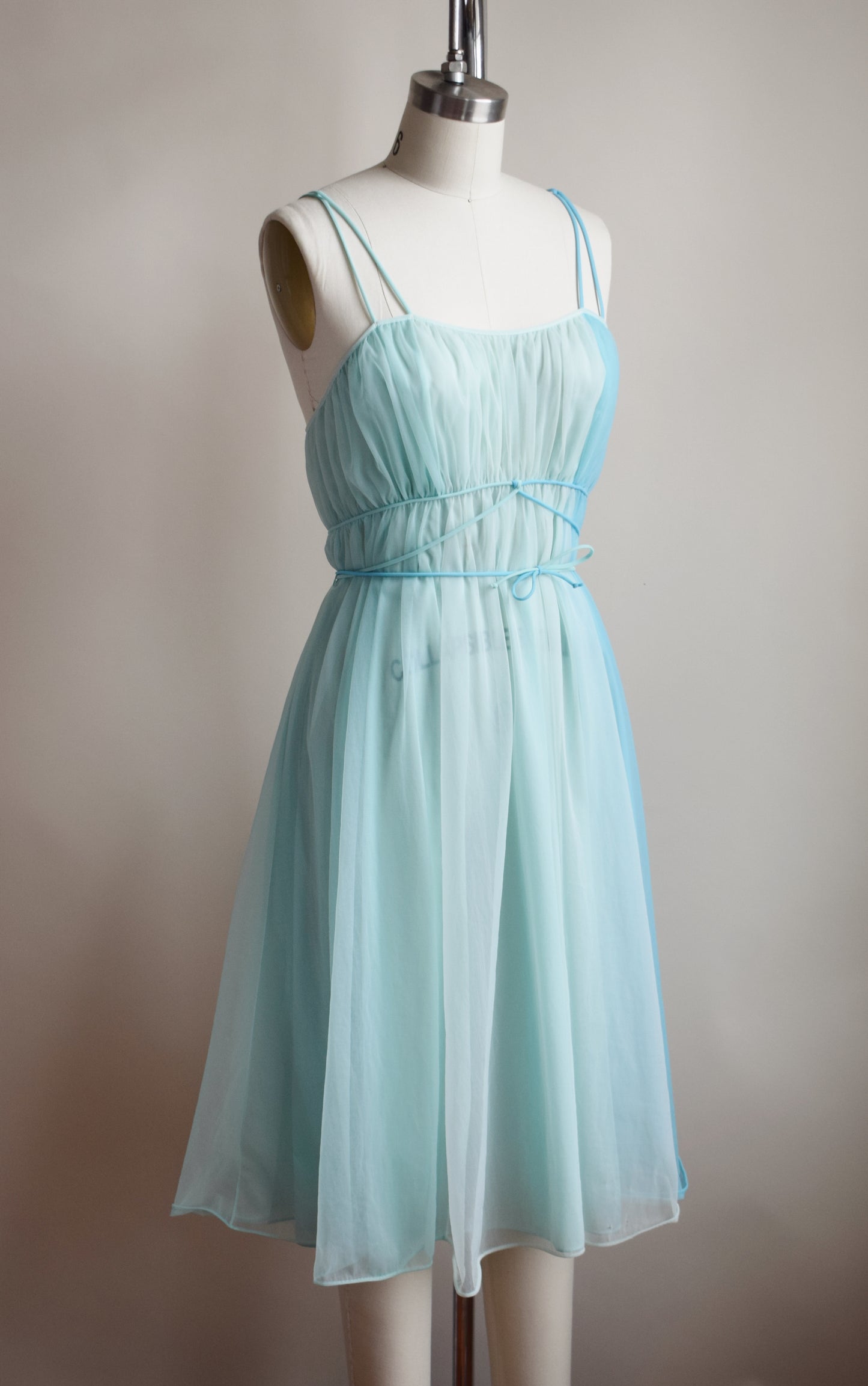 1960s Nylon Nightie Dress by Vanity Fair | S