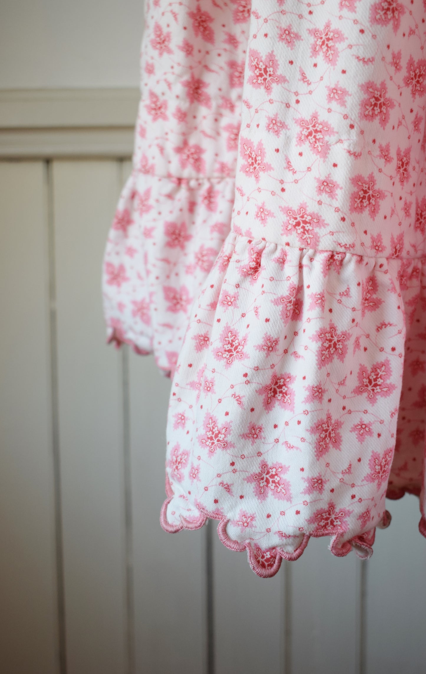 Victorian-Style Flannel Calico Petticoat | M
