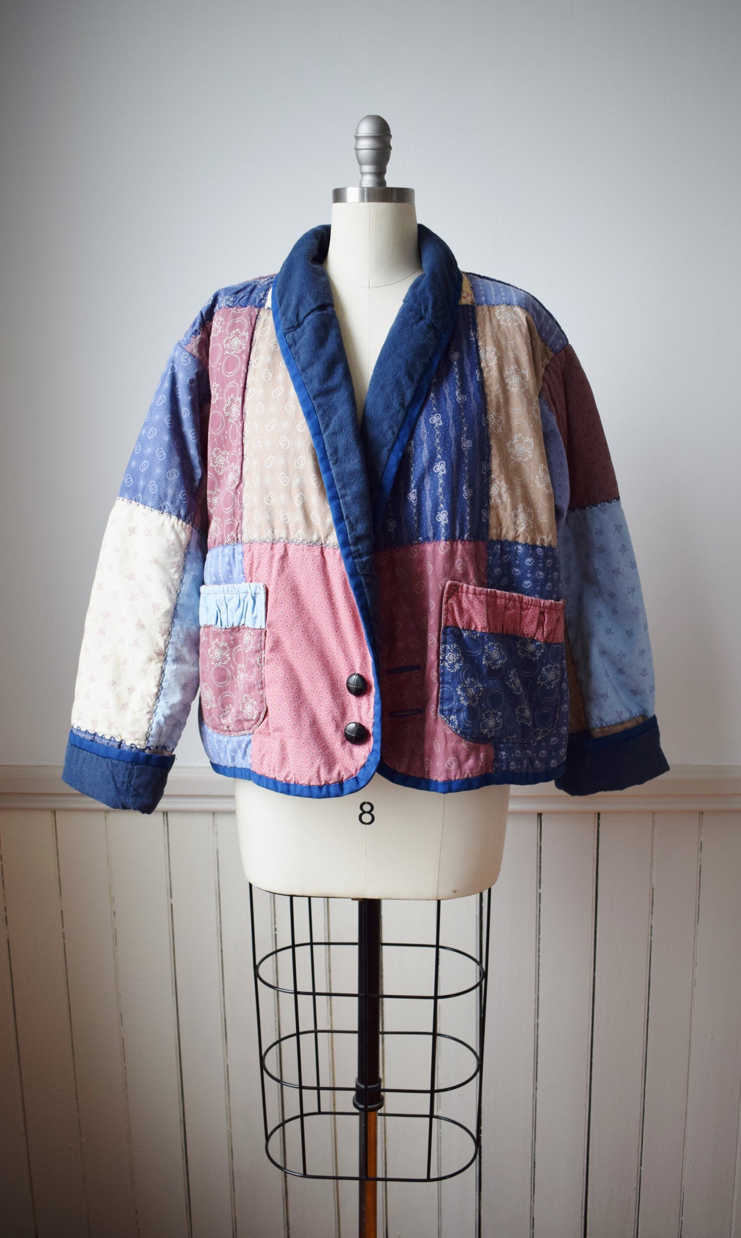 Iris Decker's Patchwork Quilt Jacket | M/L