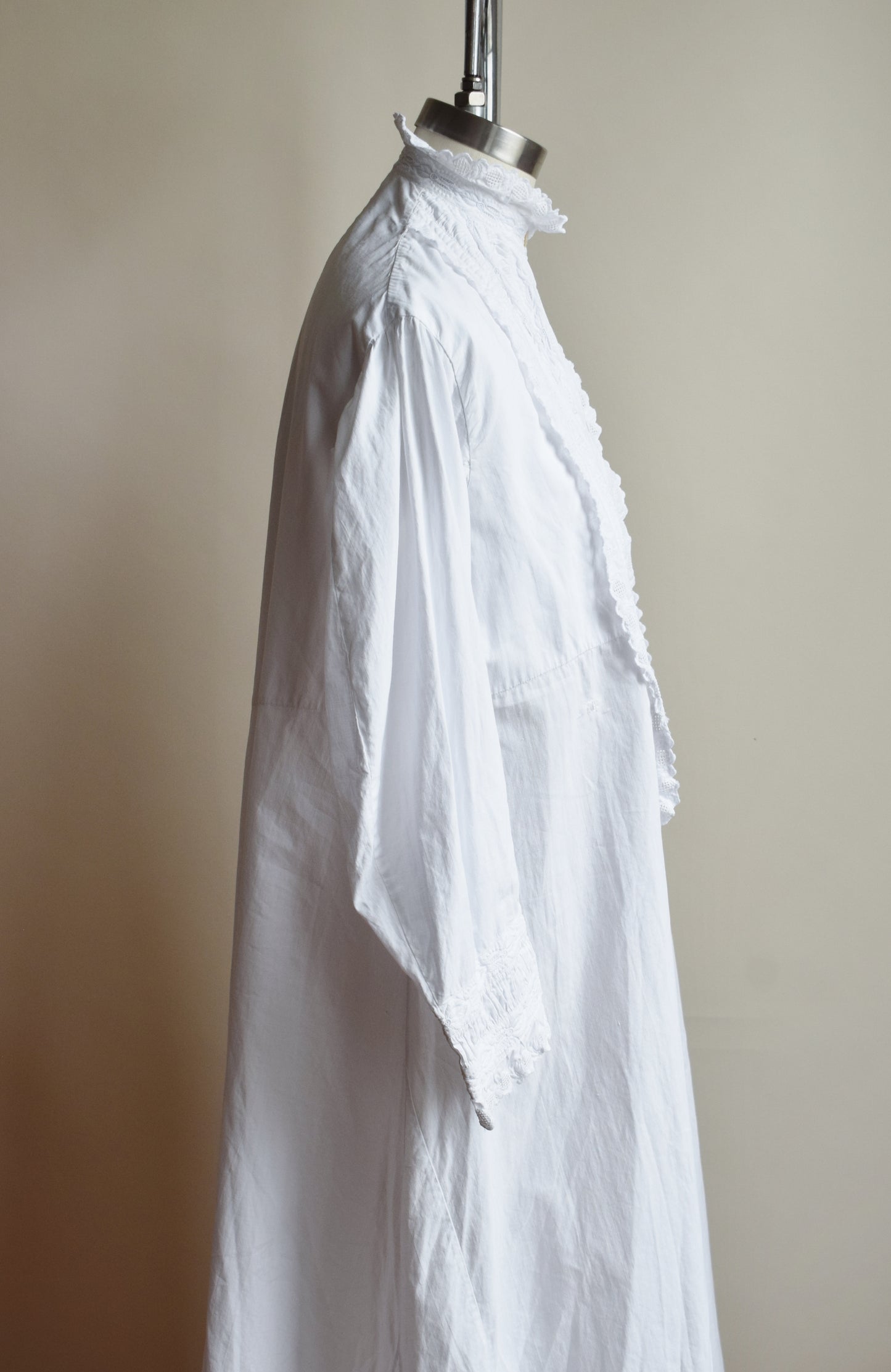 Antique Victorian Nightgown Dress/Duster | S