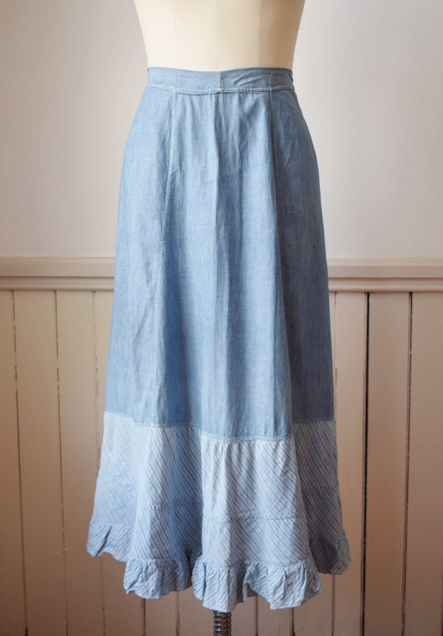 Antique Chambray Petticoat | S/M