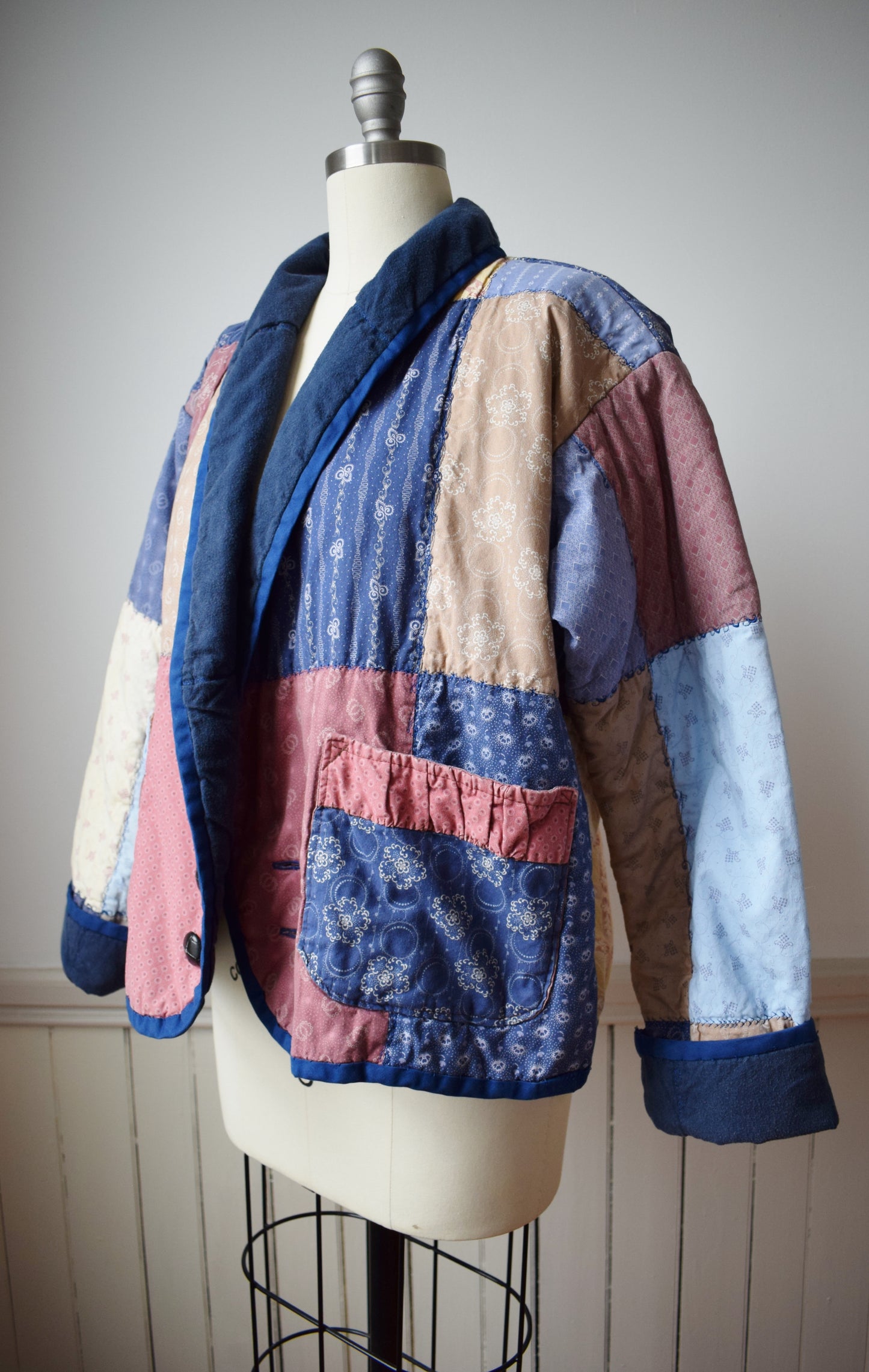 Iris Decker's Patchwork Quilt Jacket | M/L