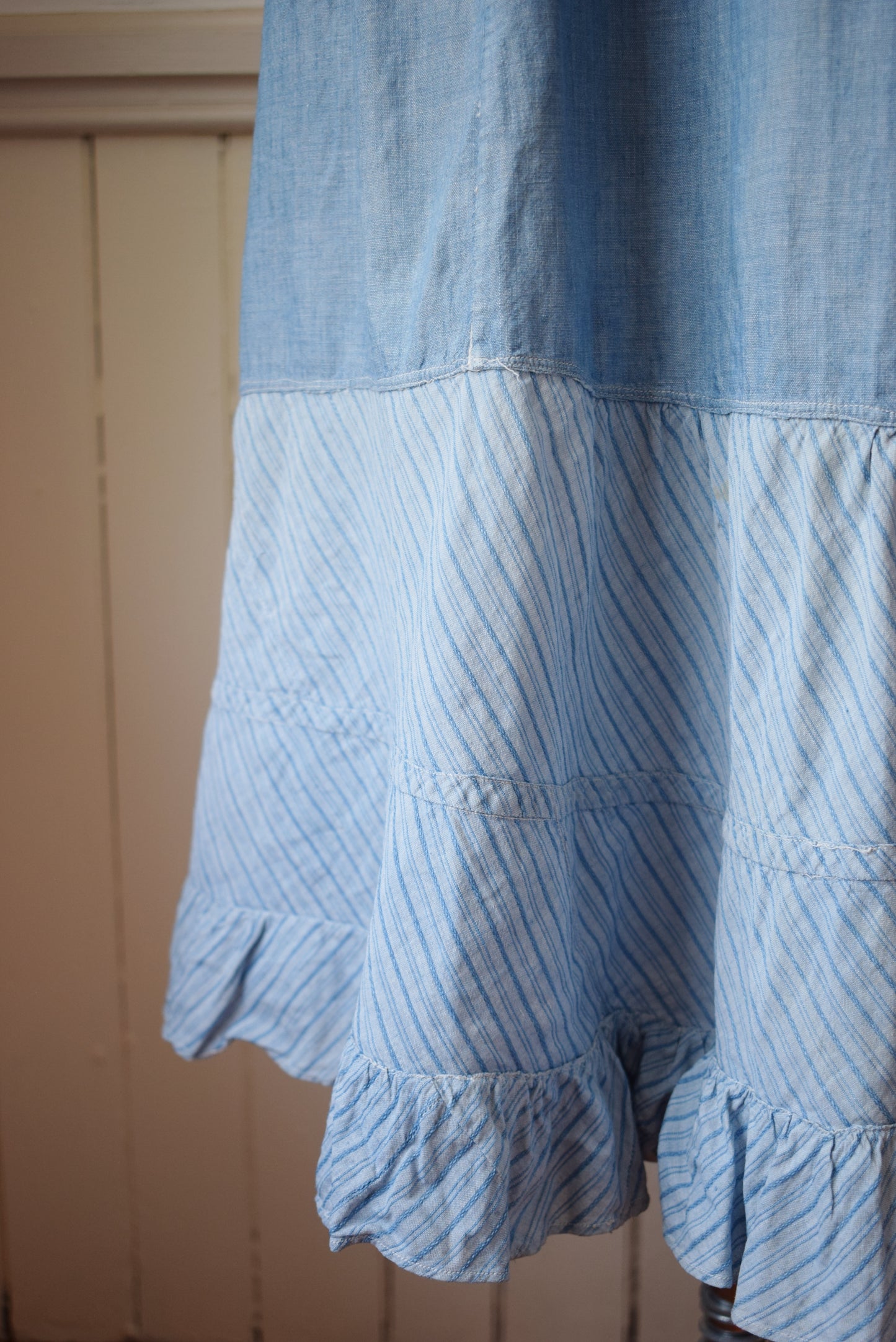 Antique Chambray Petticoat | S/M
