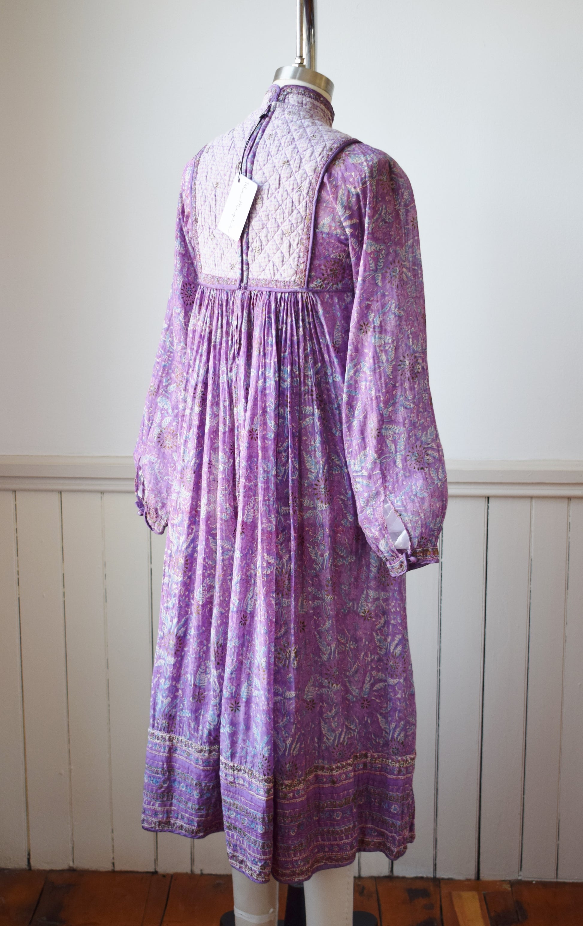 Vintage Indian Cotton Gauze Dress | XS fieldwork Vintage Indian Cotton Gauze Dress | XS fieldwork